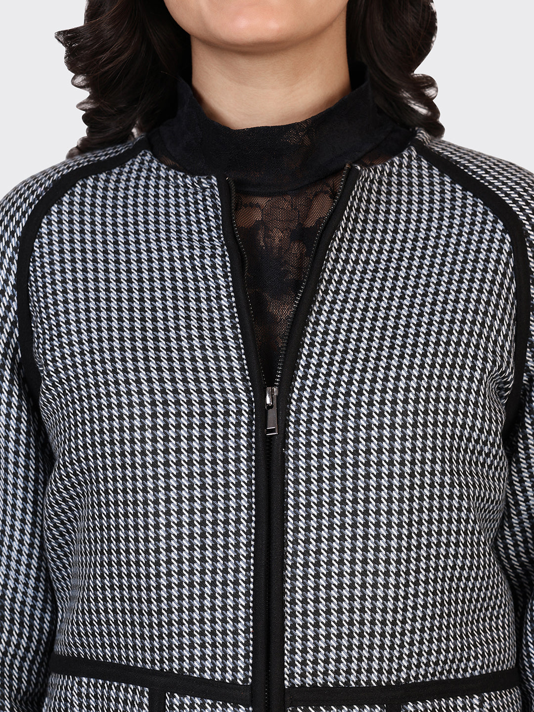 LADIES WOOLLEN JACKET-CROSS