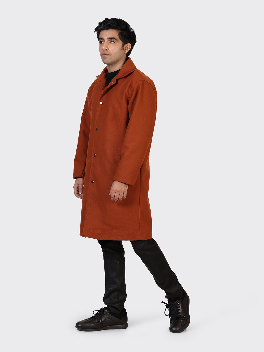 MENS WOOLLEN JACKET-COGNAC