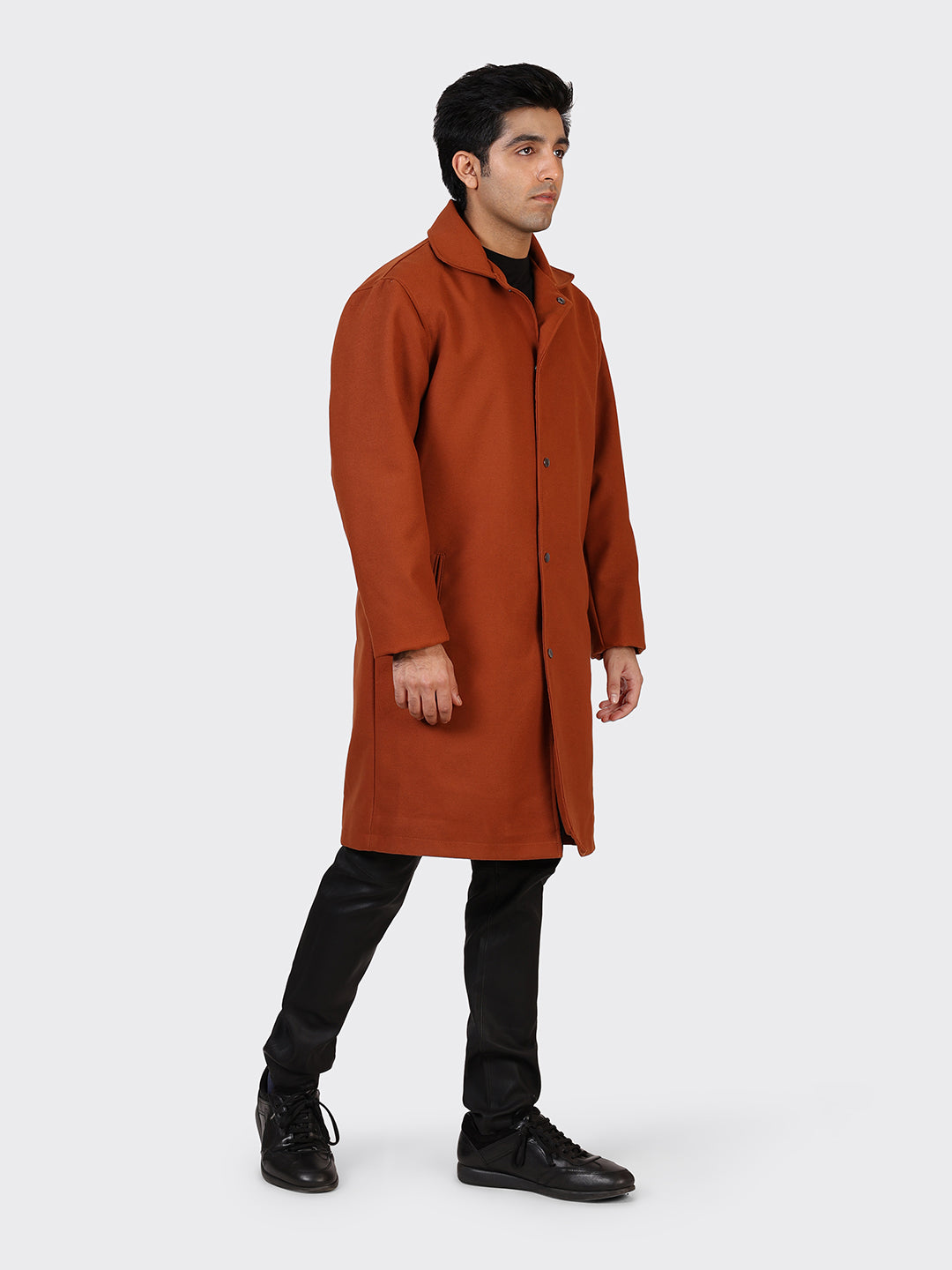 MENS WOOLLEN JACKET-COGNAC