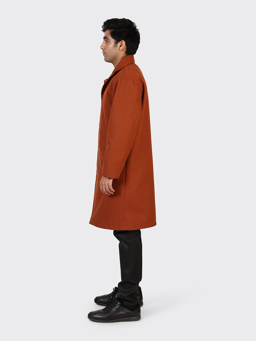 MENS WOOLLEN JACKET-COGNAC