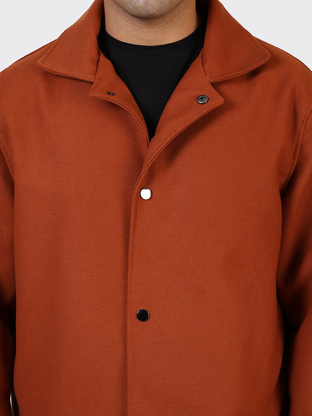 MENS WOOLLEN JACKET-COGNAC