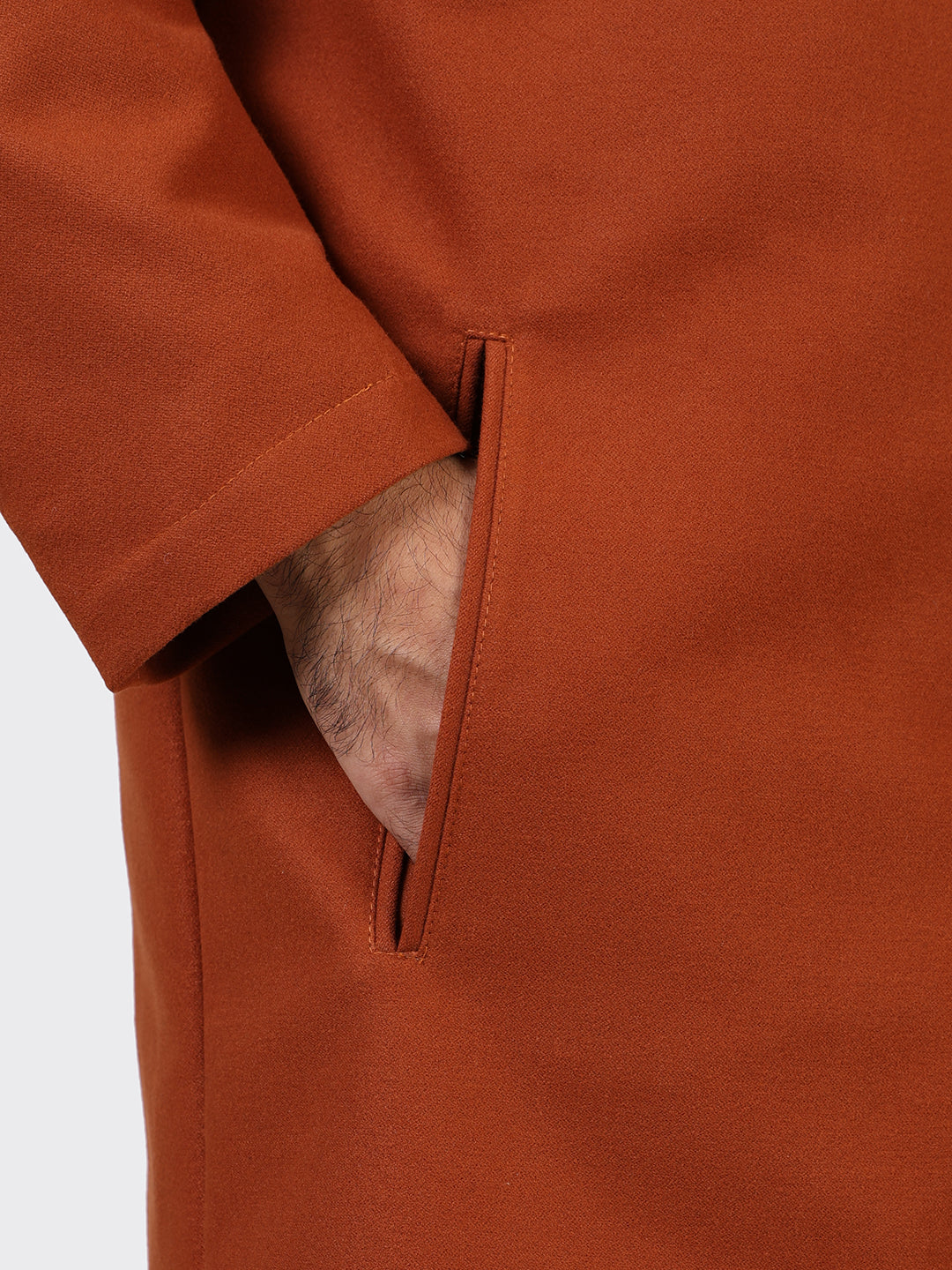 MENS WOOLLEN JACKET-COGNAC