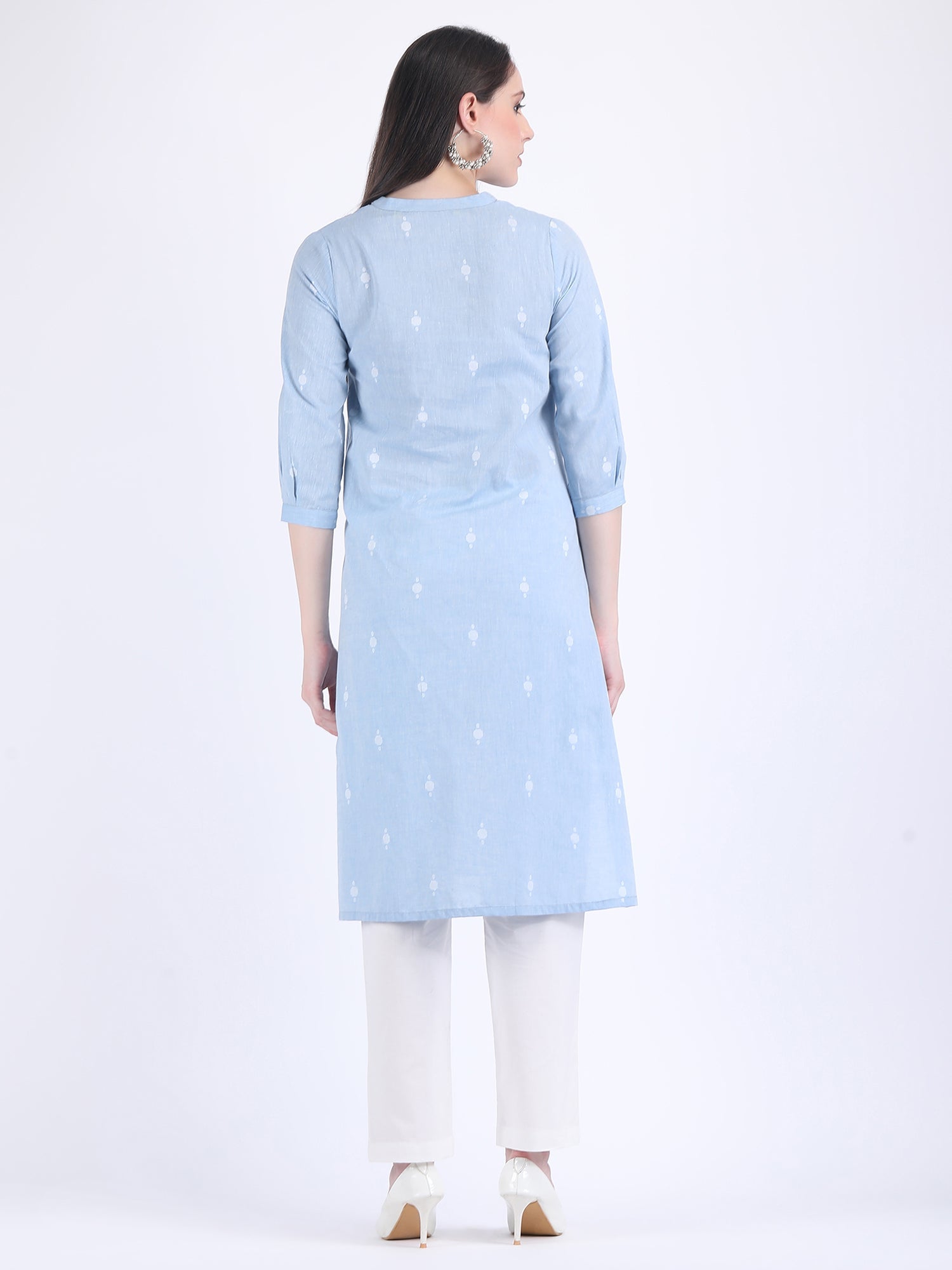 JAMDANI COTTON COMFORT WEAR KURTA SET