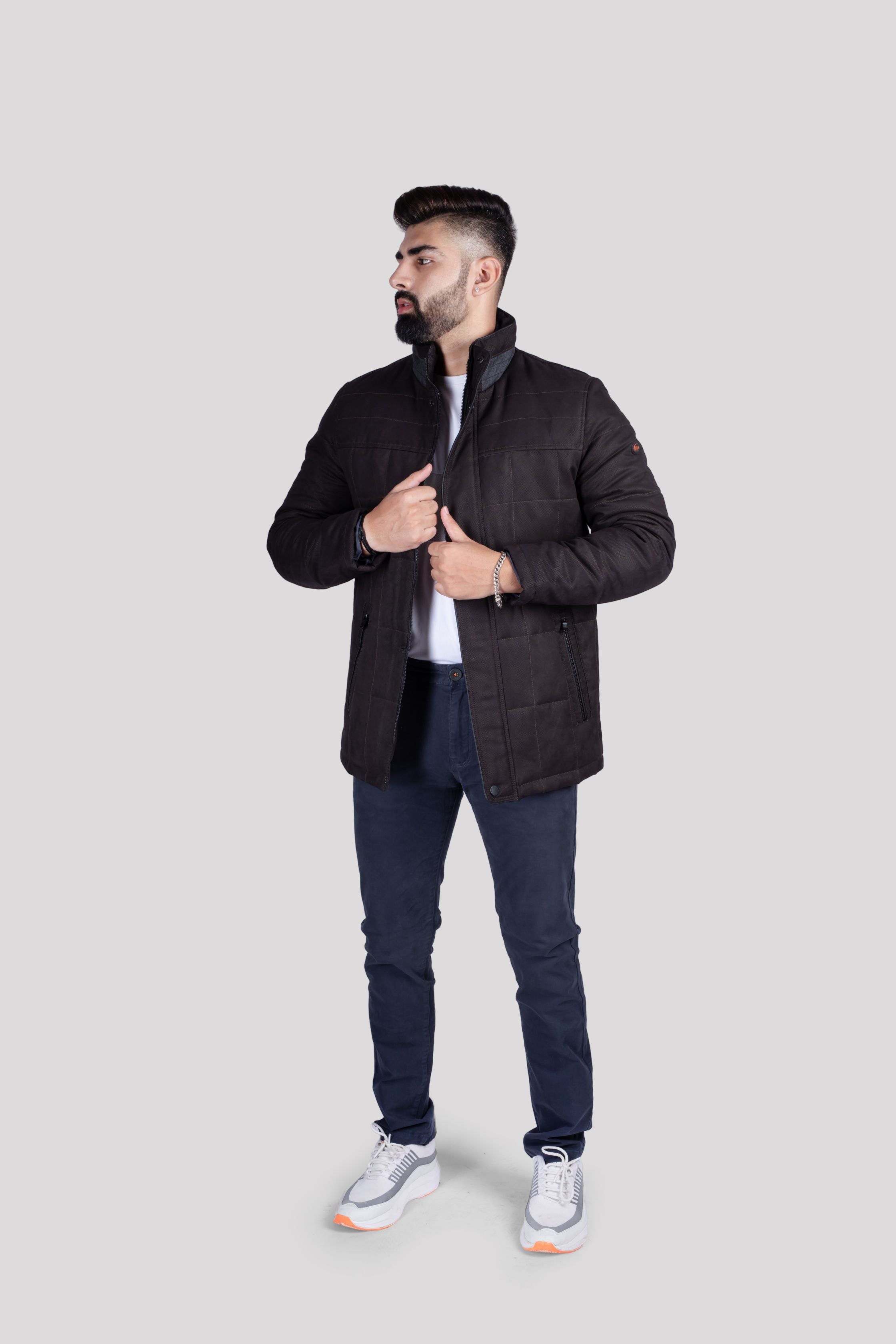 21628 Men's Brown Jacket