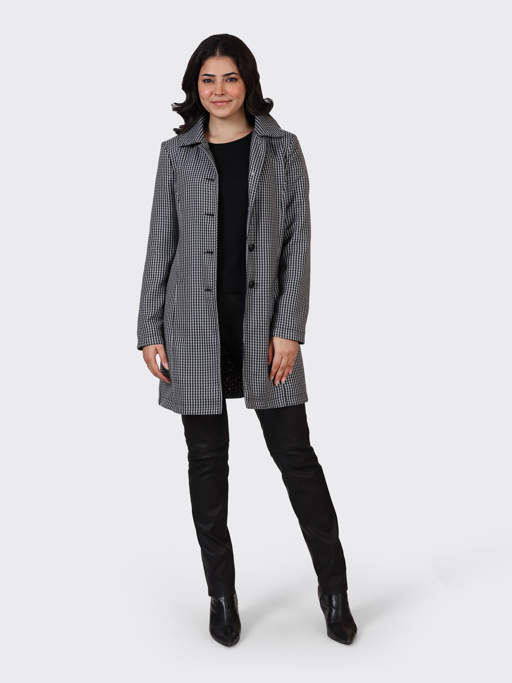 LADIES WOOLLEN JACKET-CROSS