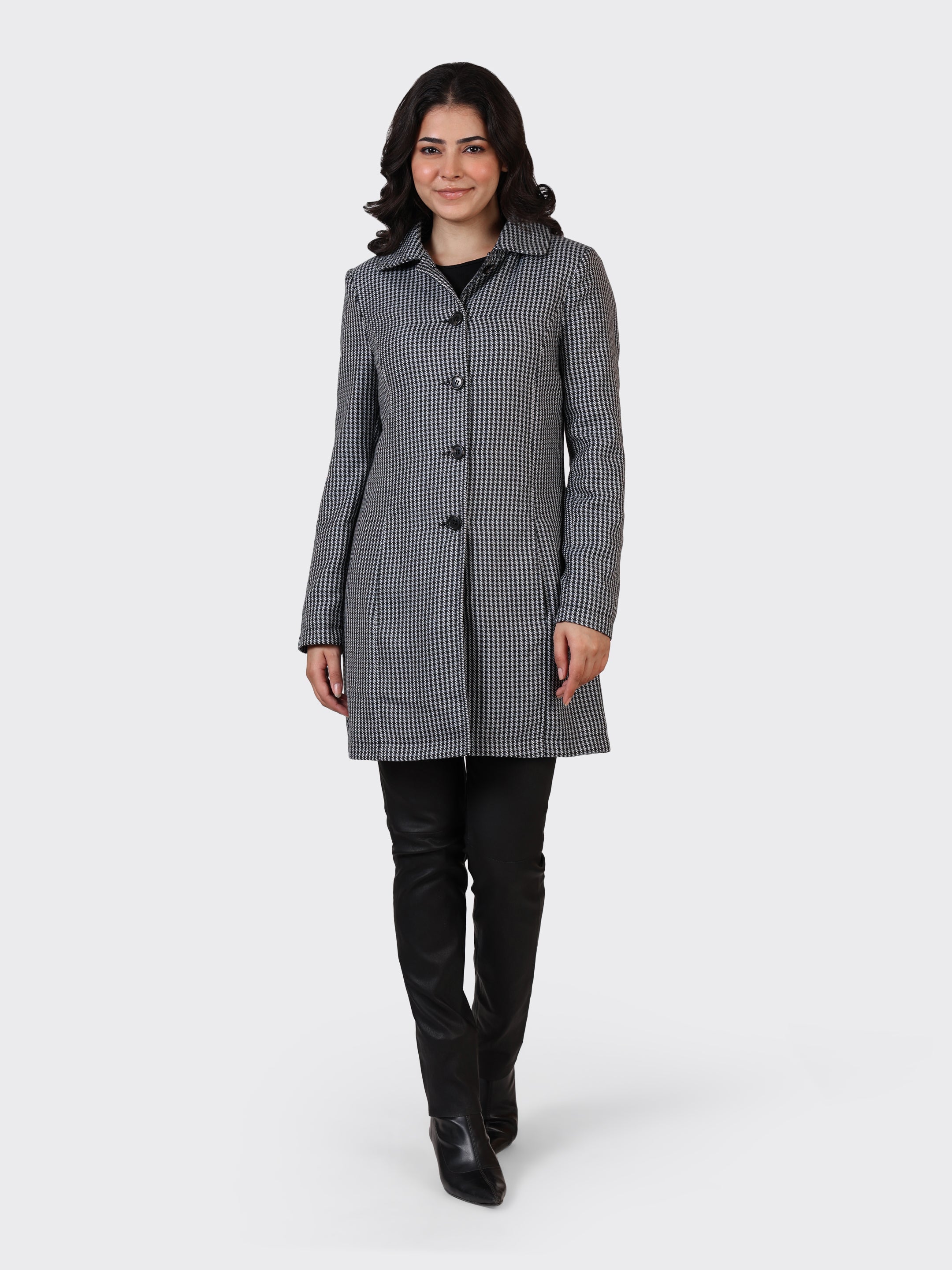 LADIES WOOLLEN JACKET-CROSS