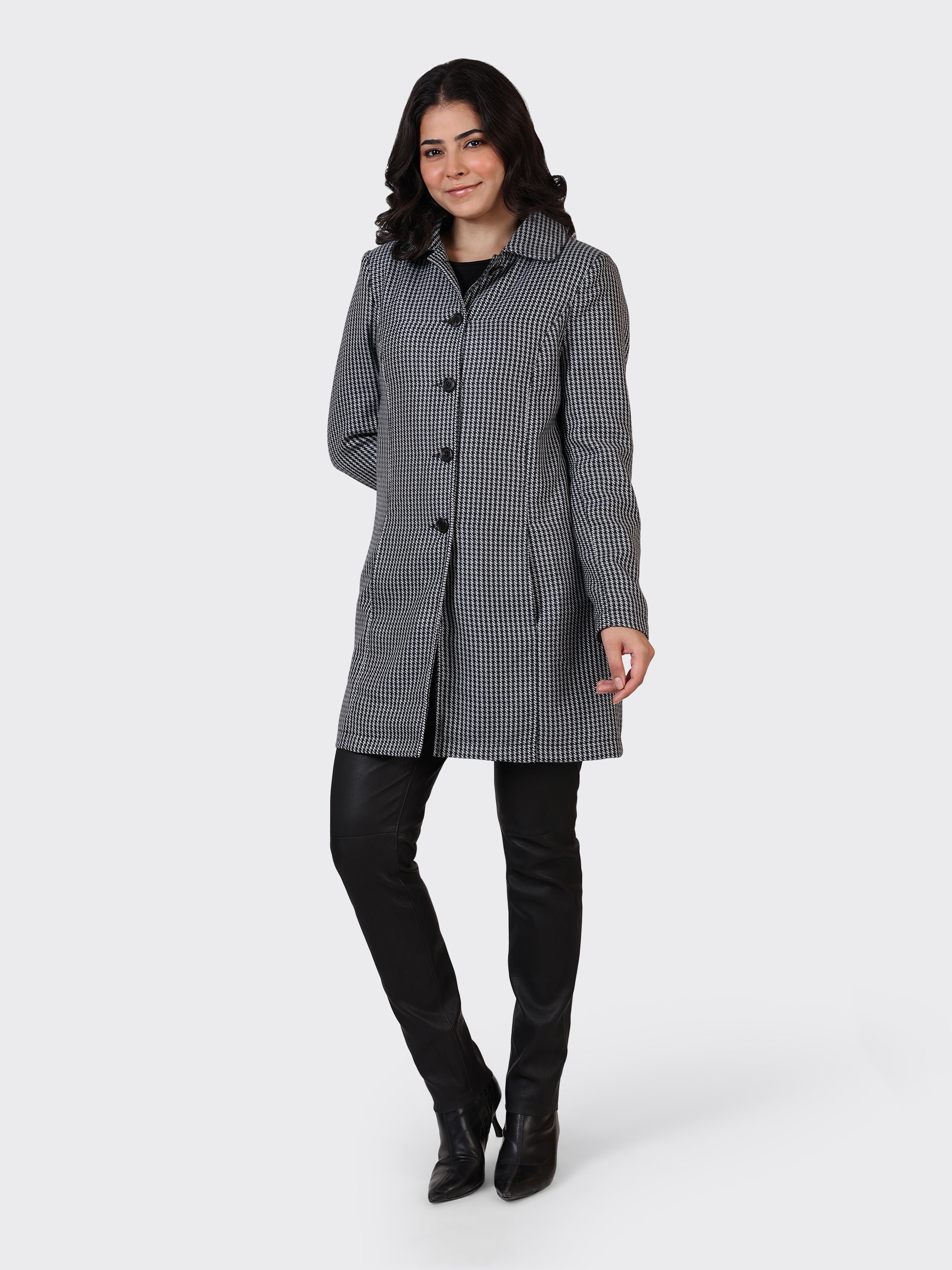 LADIES WOOLLEN JACKET-CROSS