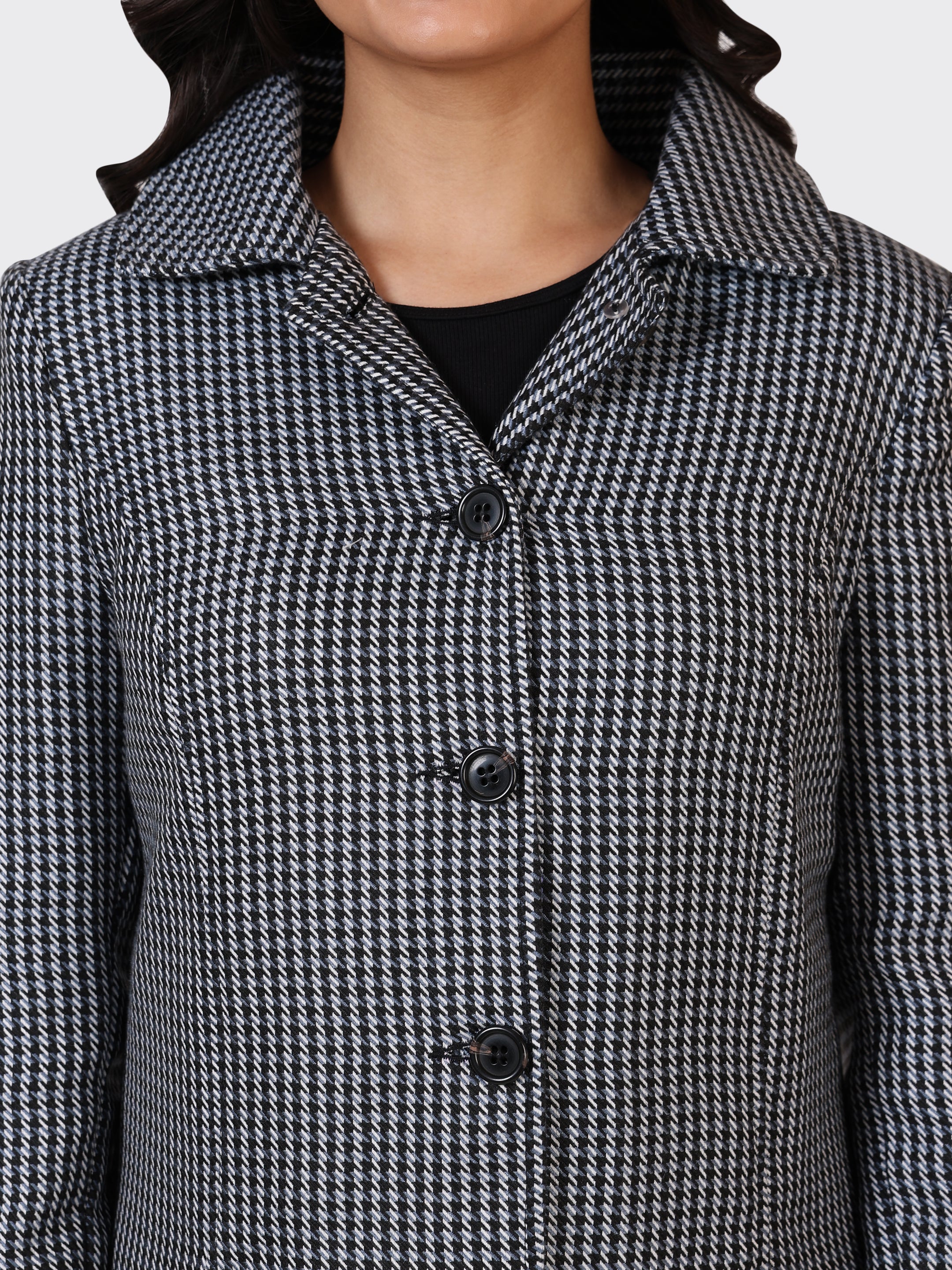 LADIES WOOLLEN JACKET-CROSS