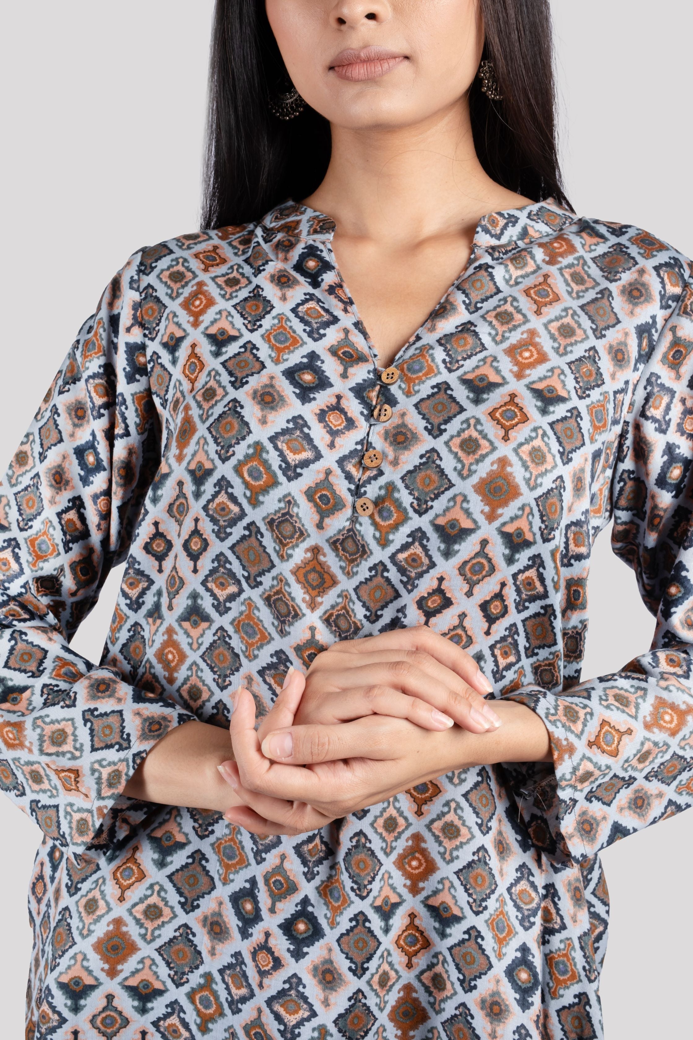 WOMEN SOFT COTTON PRINT KURTI