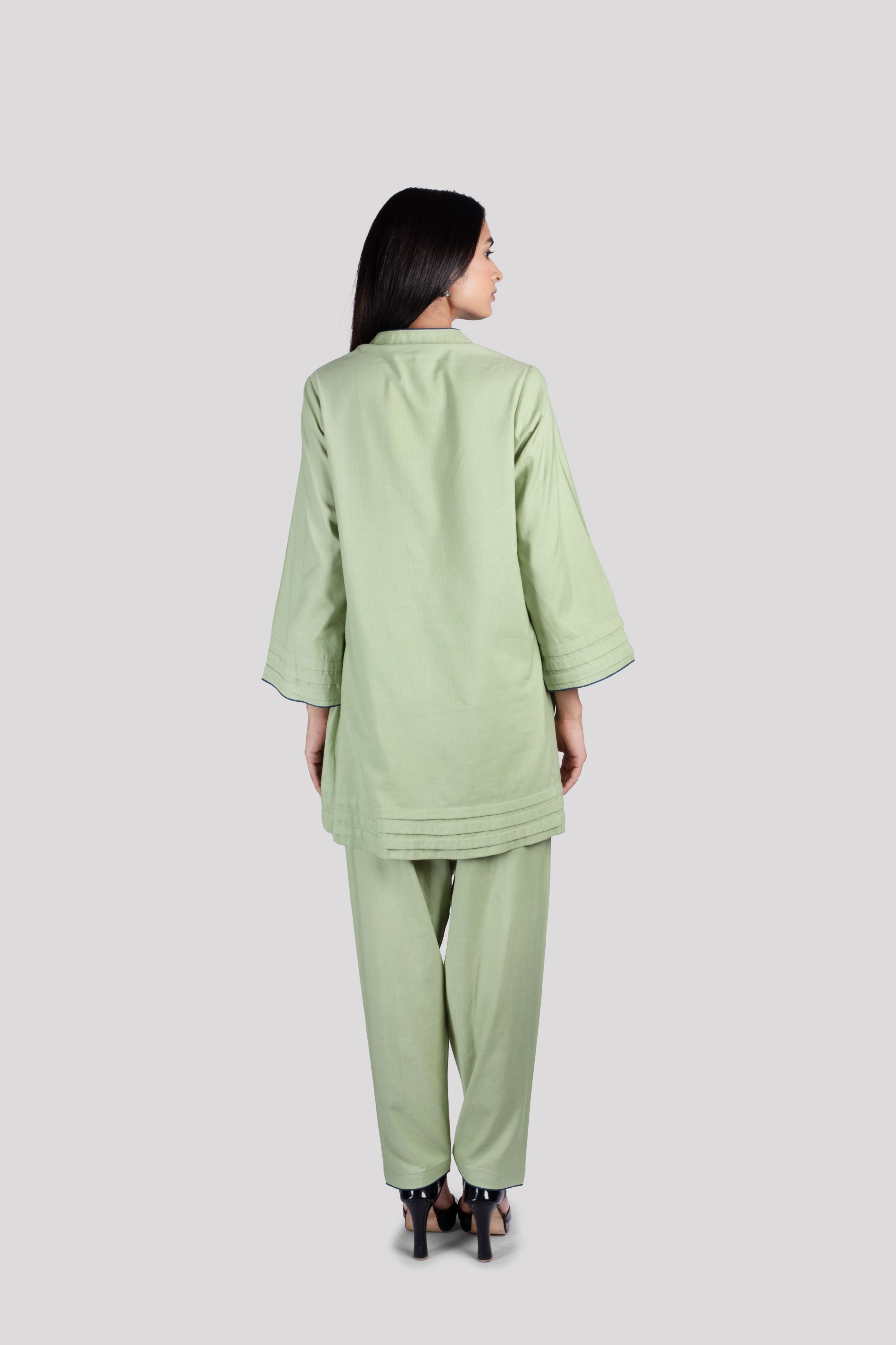 WOMEN COTTON CO ORD SET WITH COMFORT SALWAR