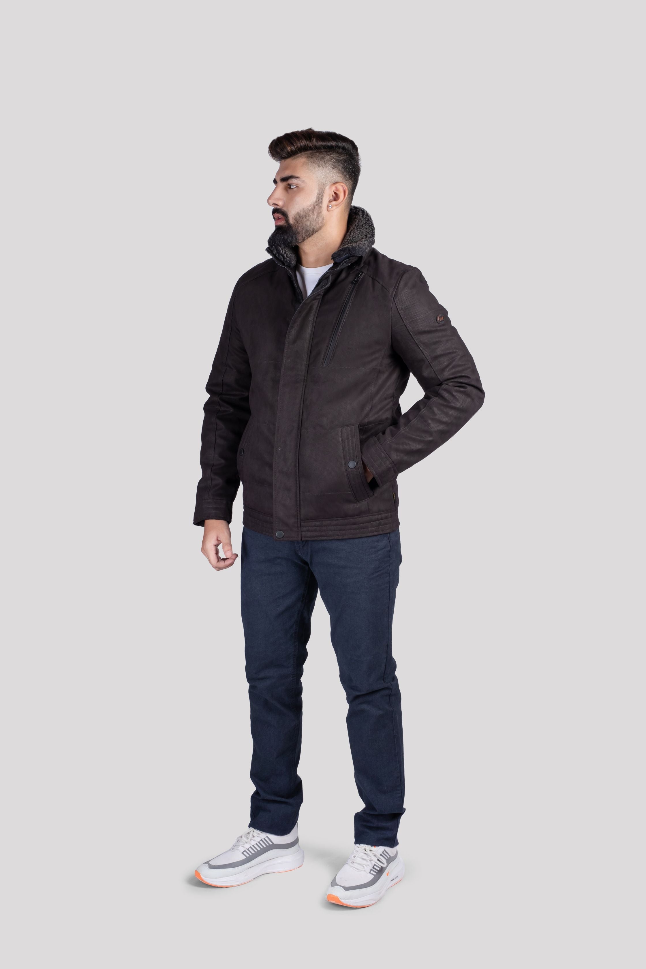 21665 Men's Dark Brown Jacket