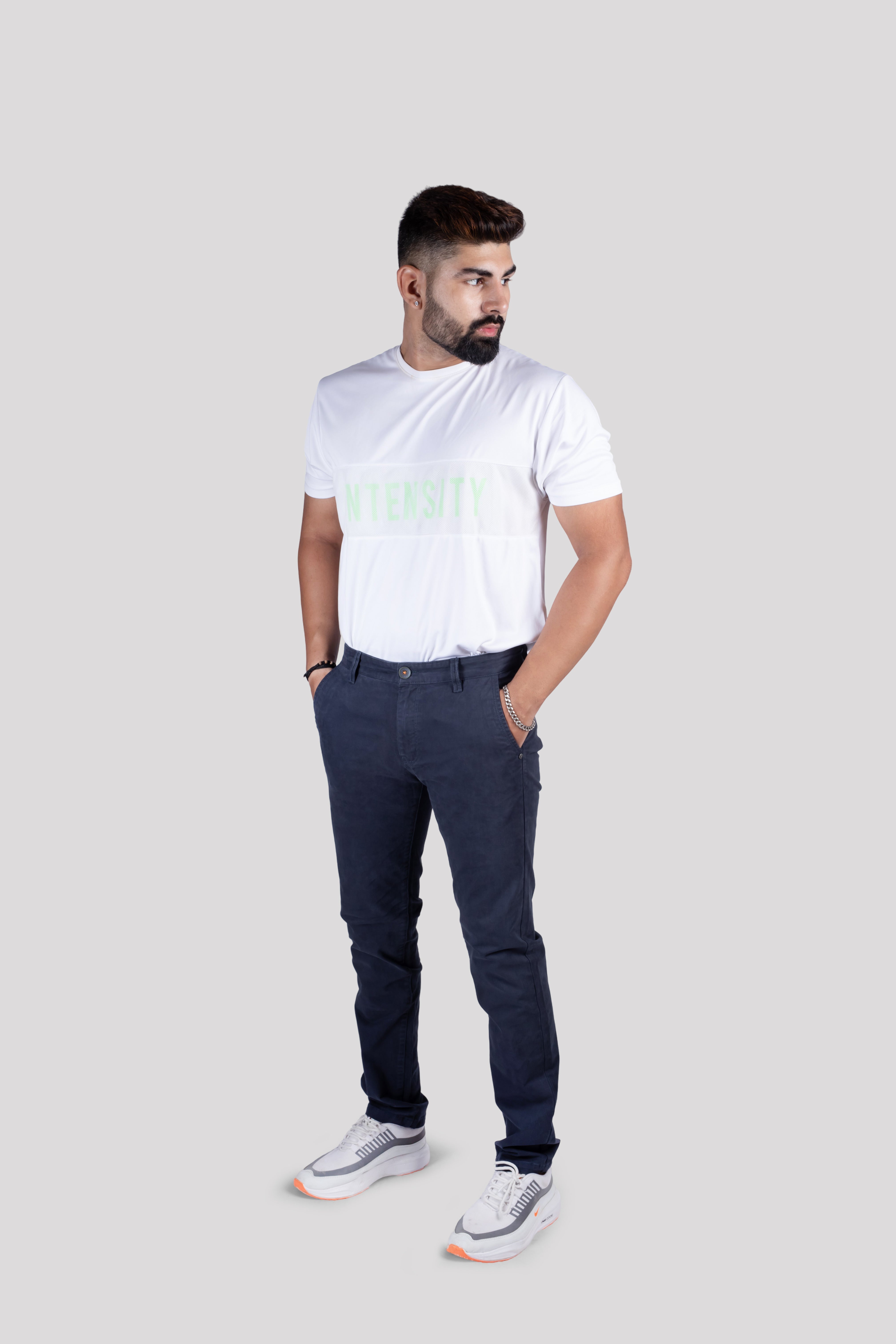 MEN RELAXED COTTON TROUSERS