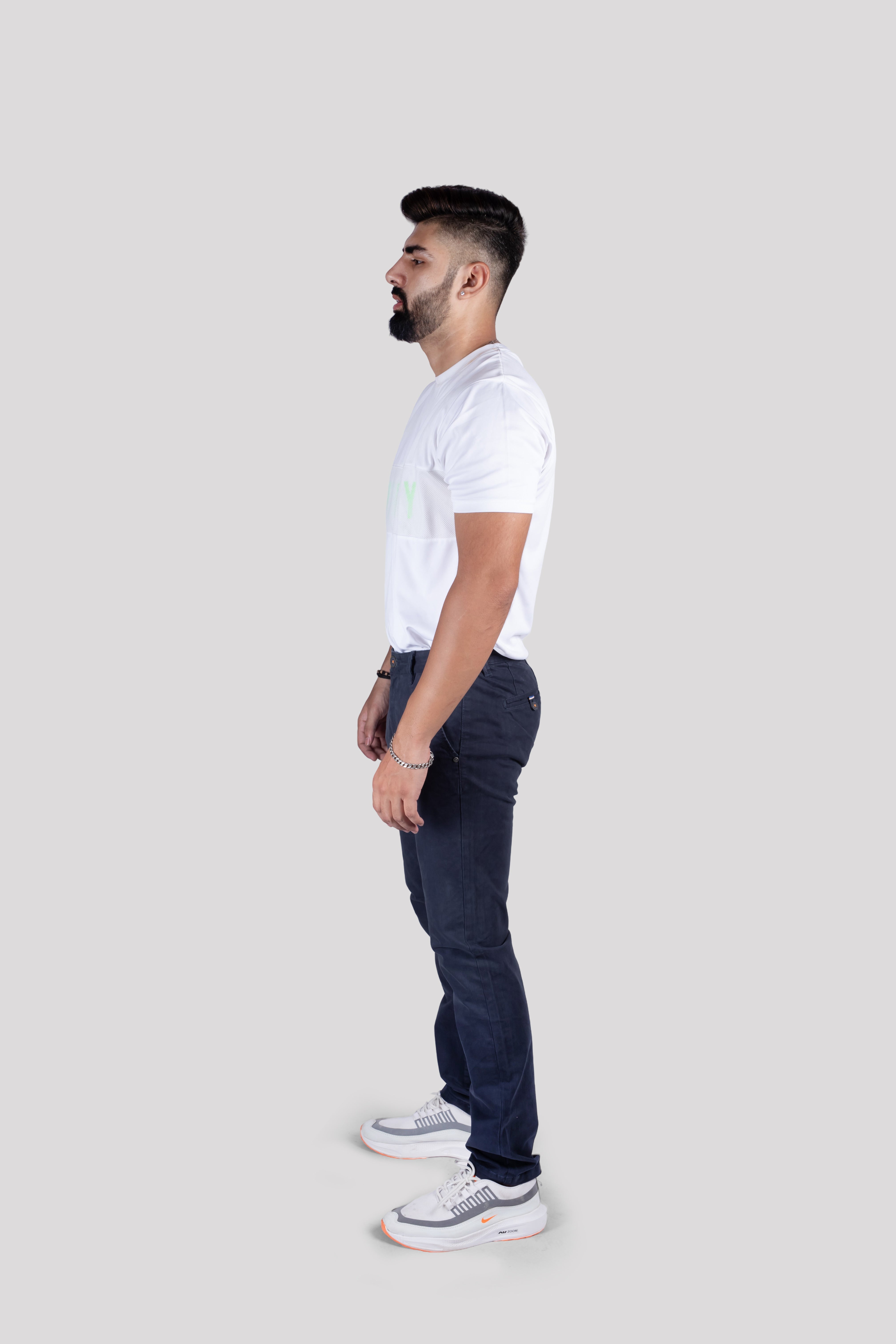 MEN RELAXED COTTON TROUSERS