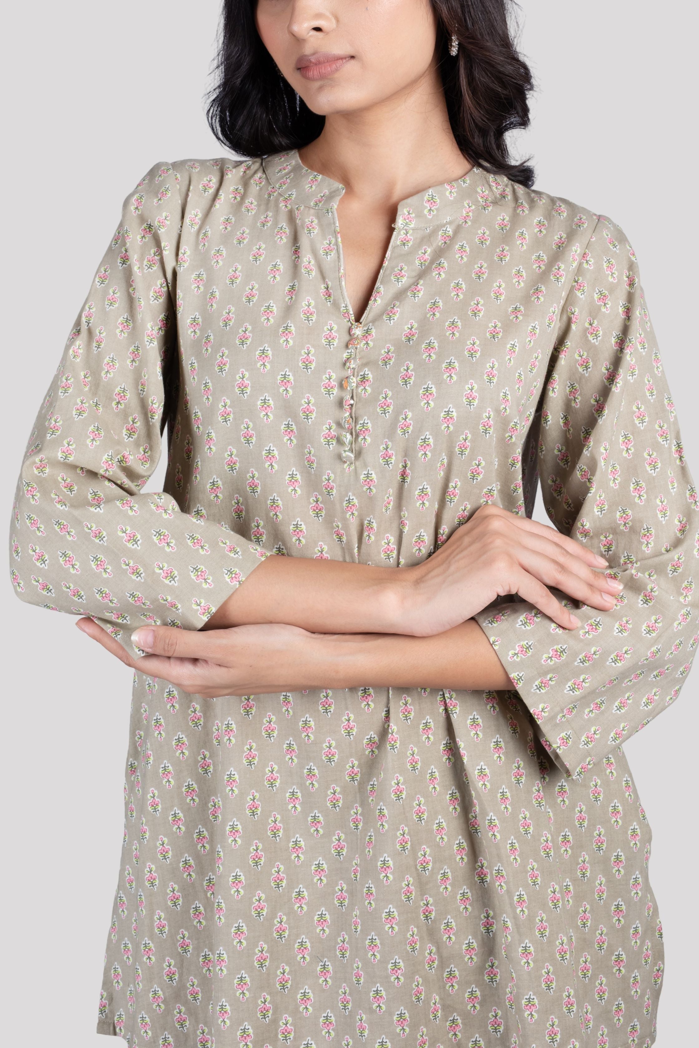 WOMEN SOFT COTTON CO ORD SET WITH DHOTI PANTS