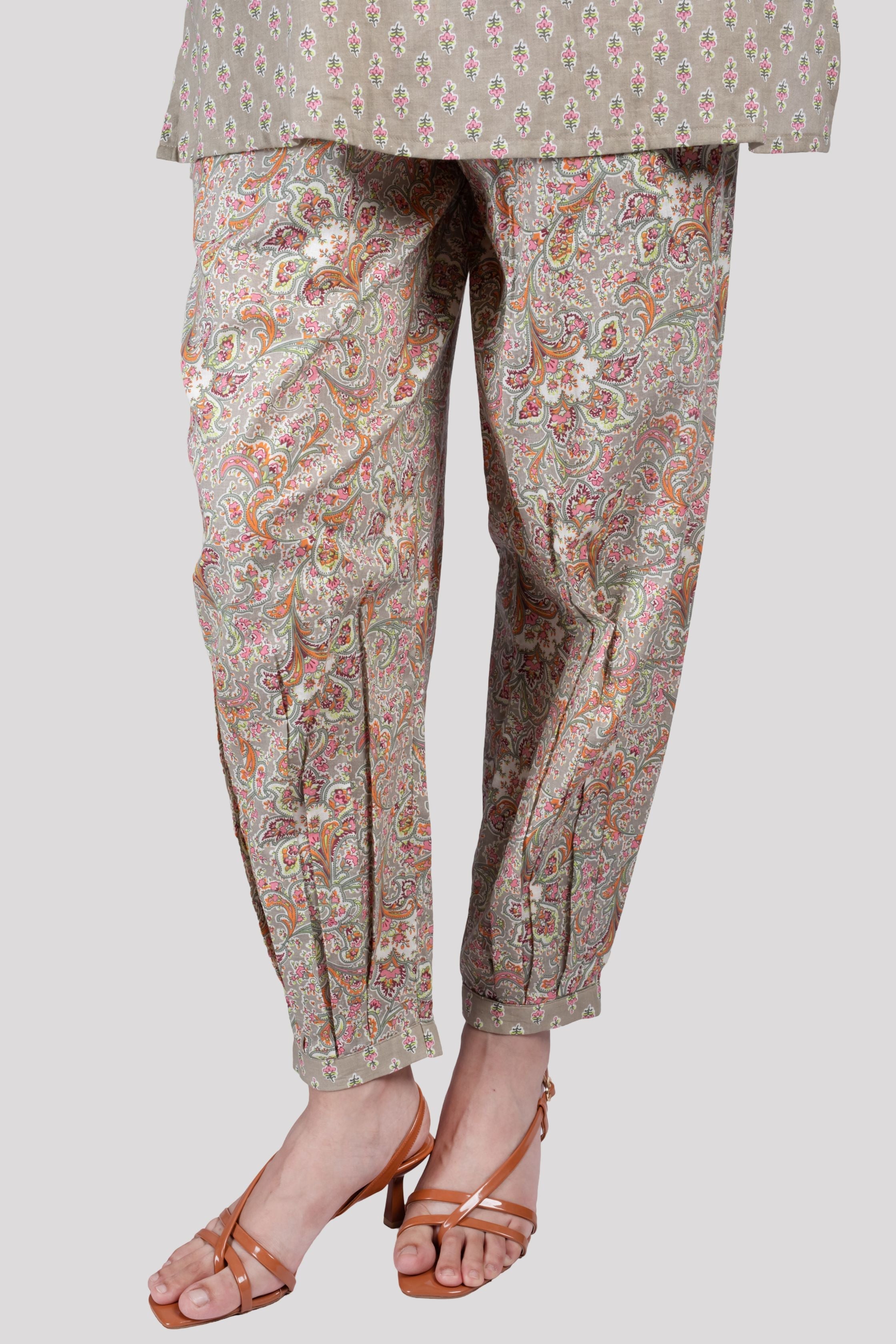 WOMEN SOFT COTTON CO ORD SET WITH DHOTI PANTS