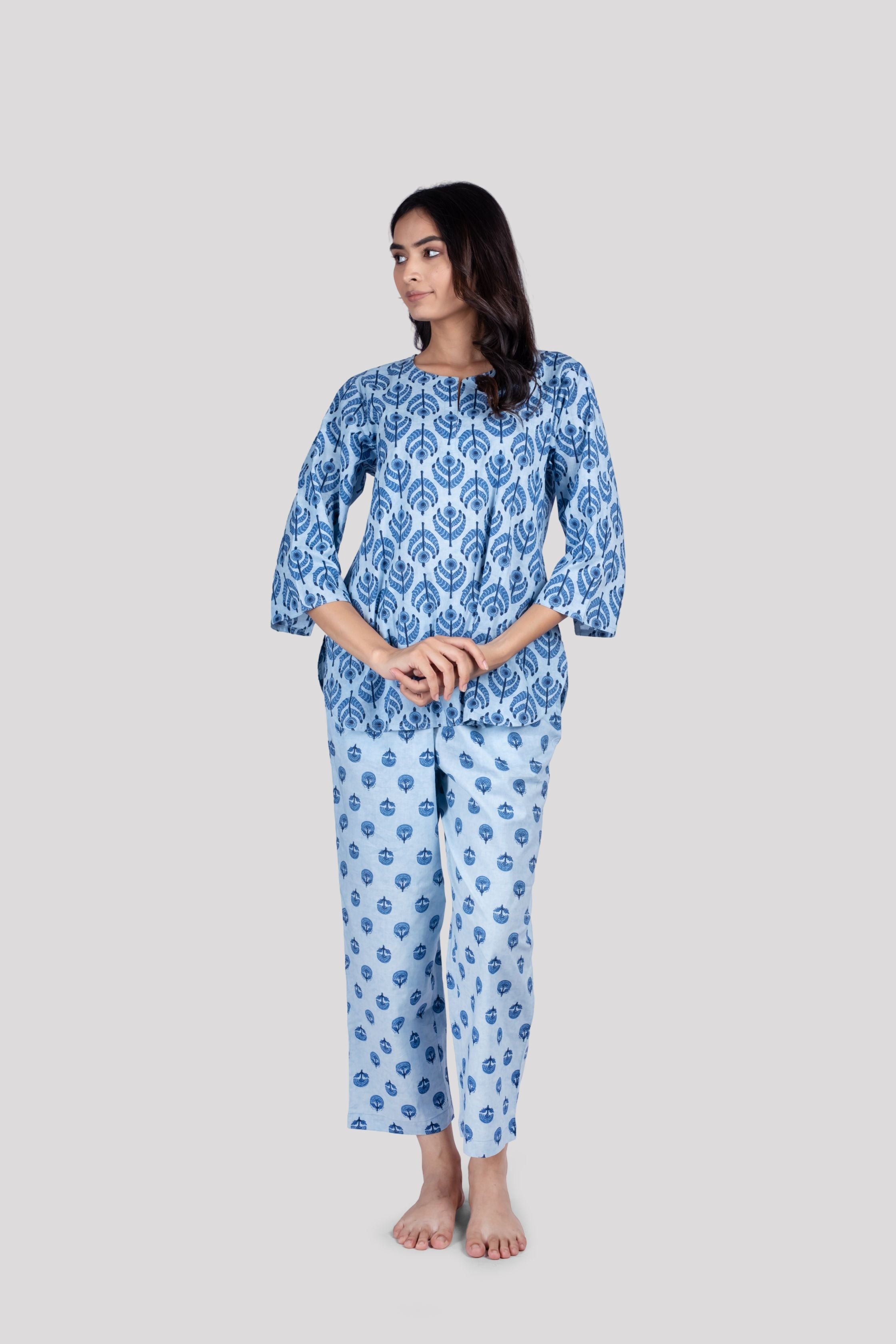 WOMEN SOFT COTTON NIGHT SUIT SET