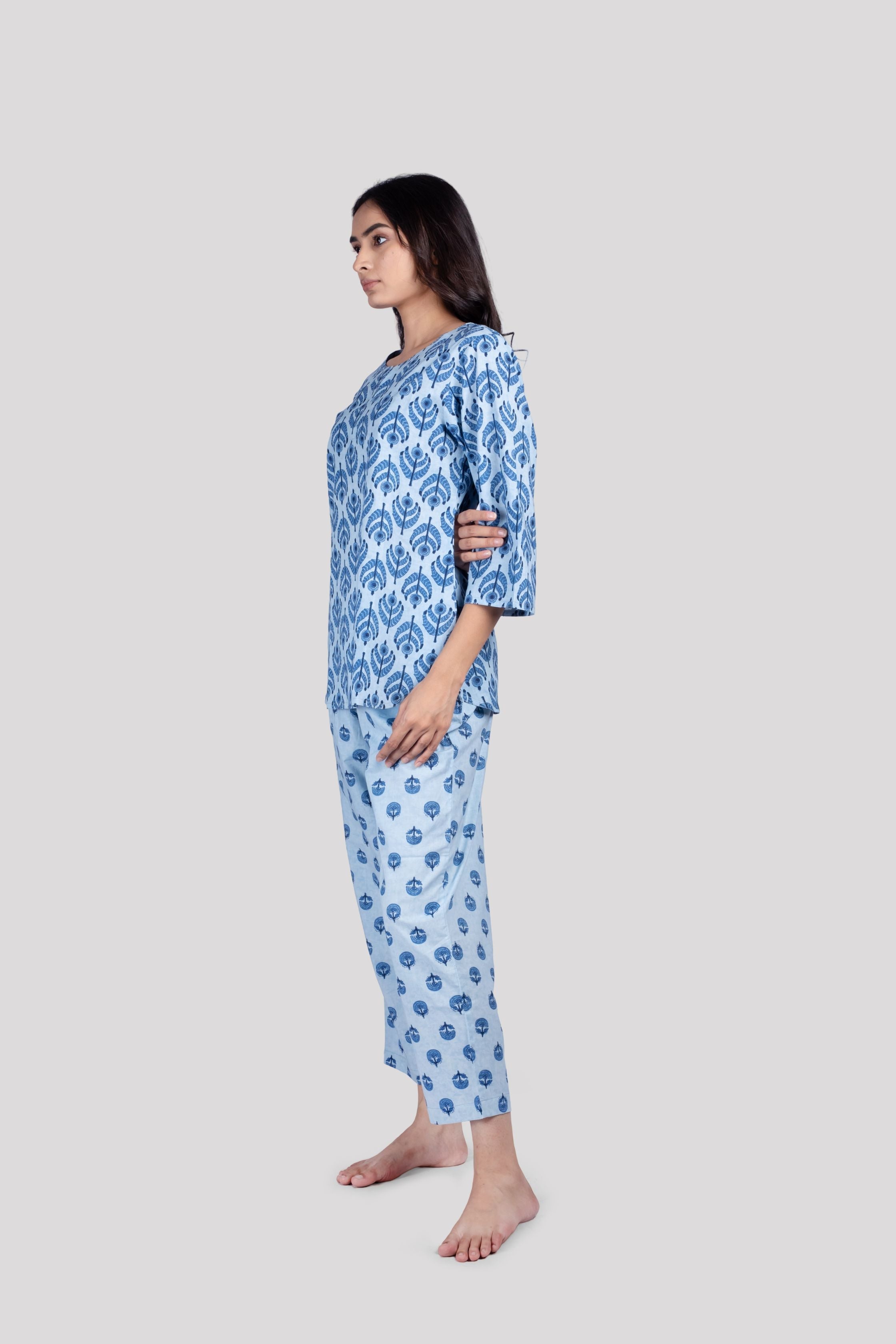 WOMEN SOFT COTTON NIGHT SUIT SET
