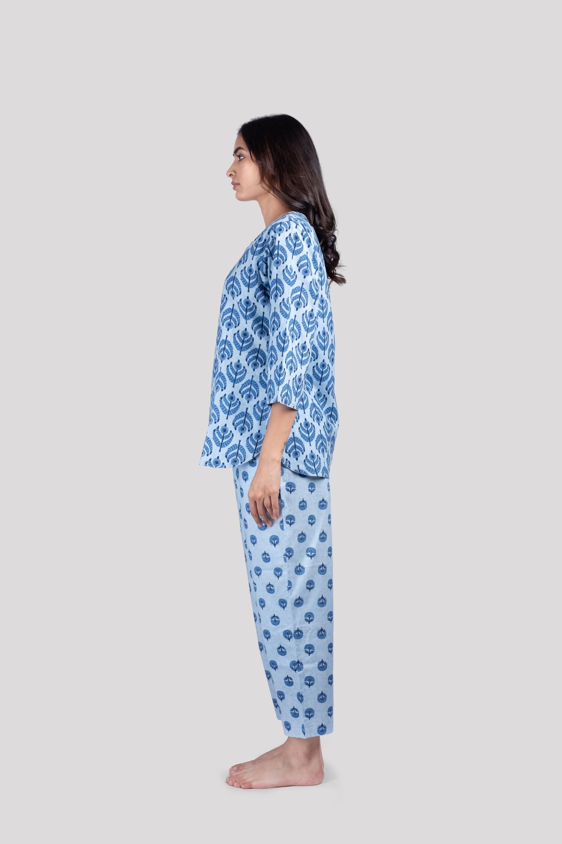 WOMEN SOFT COTTON NIGHT SUIT SET