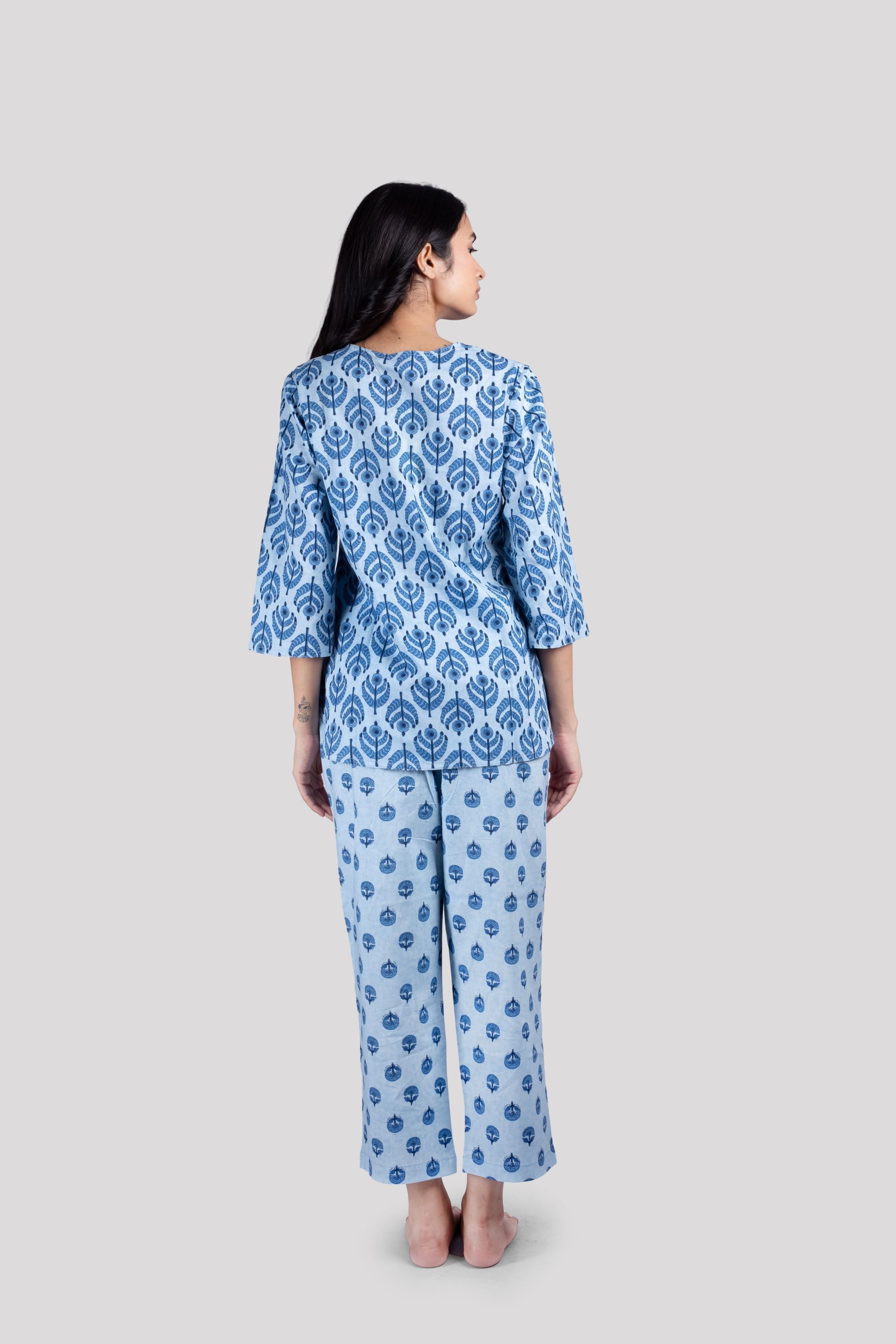 WOMEN SOFT COTTON NIGHT SUIT SET