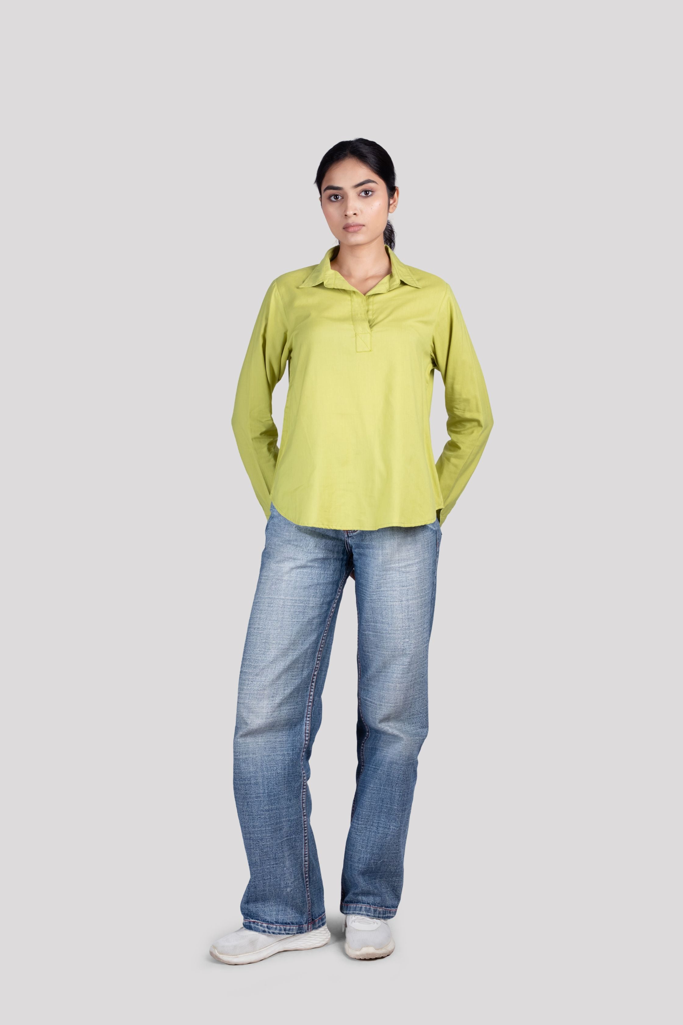 WOMEN COTTON KURTA SHIRT