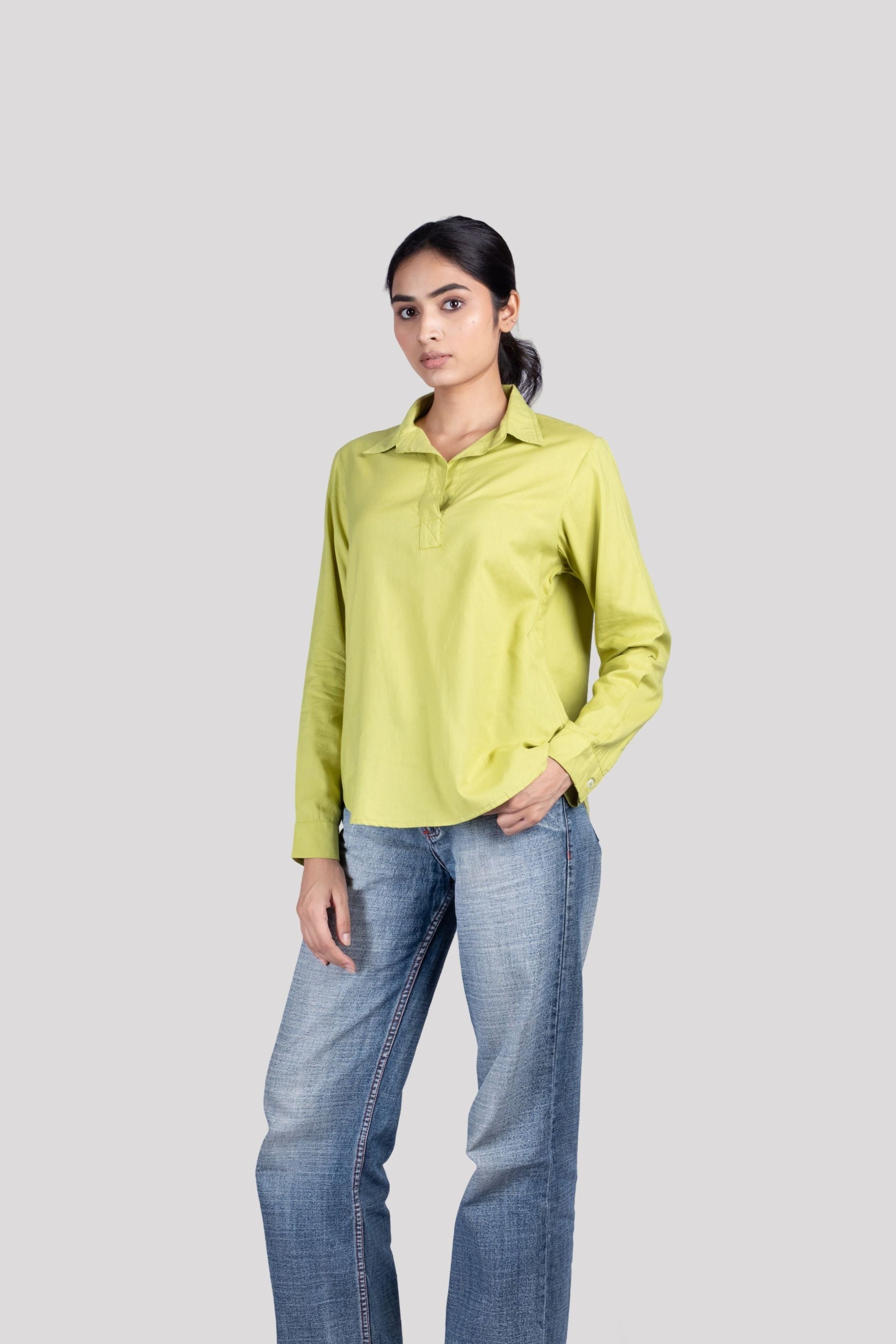 WOMEN COTTON KURTA SHIRT