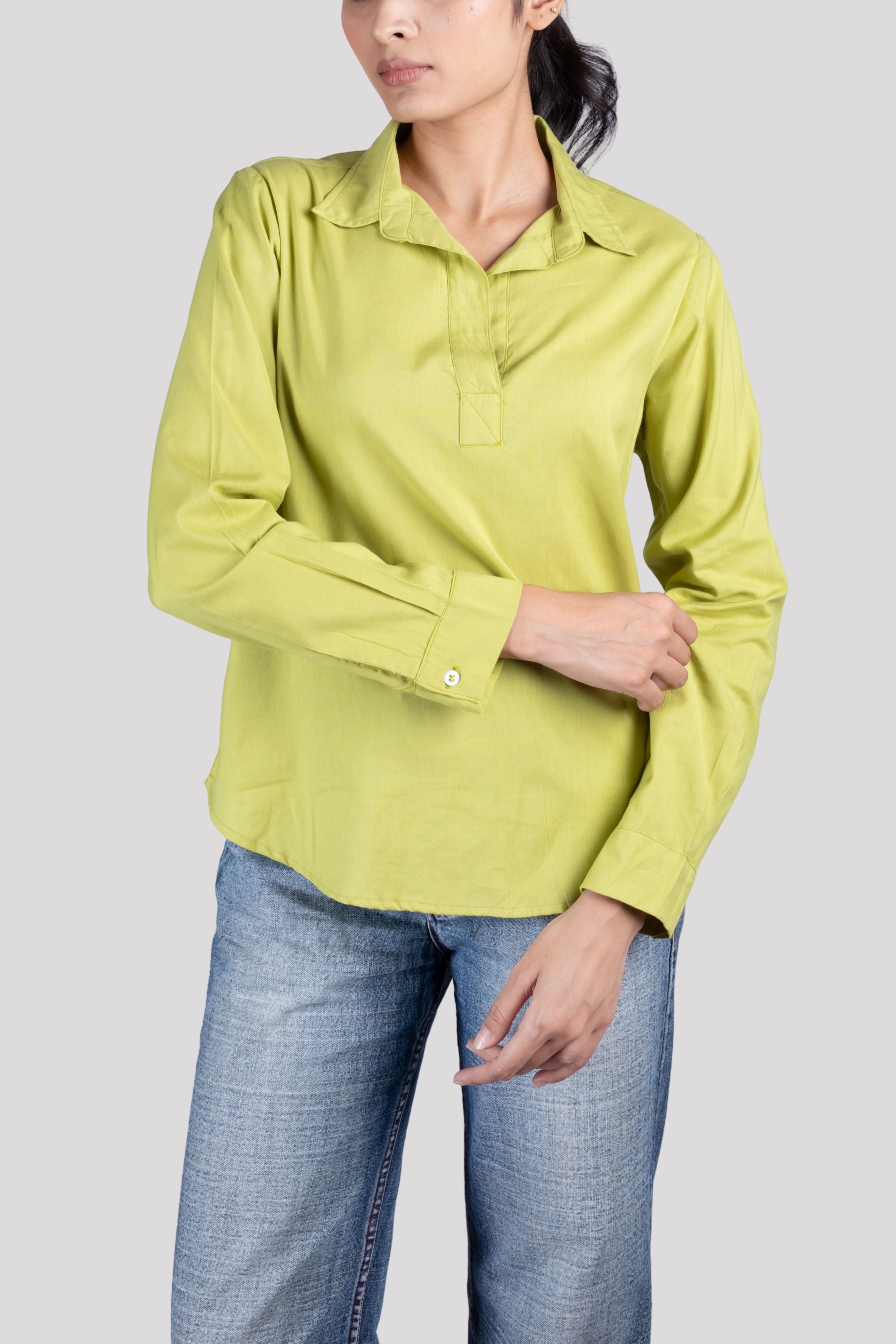 WOMEN COTTON KURTA SHIRT