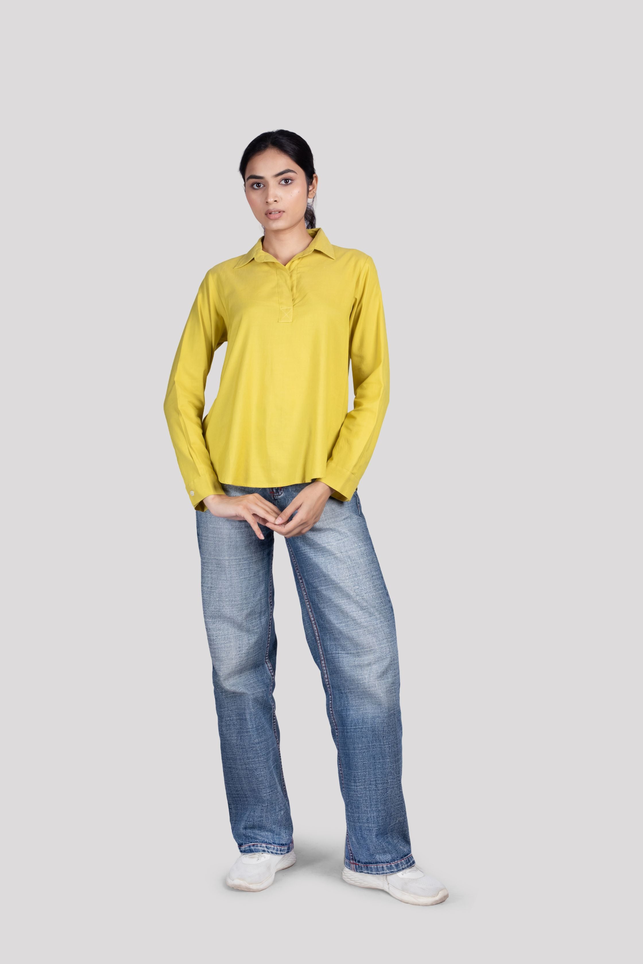 WOMEN COTTON KURTA SHIRT
