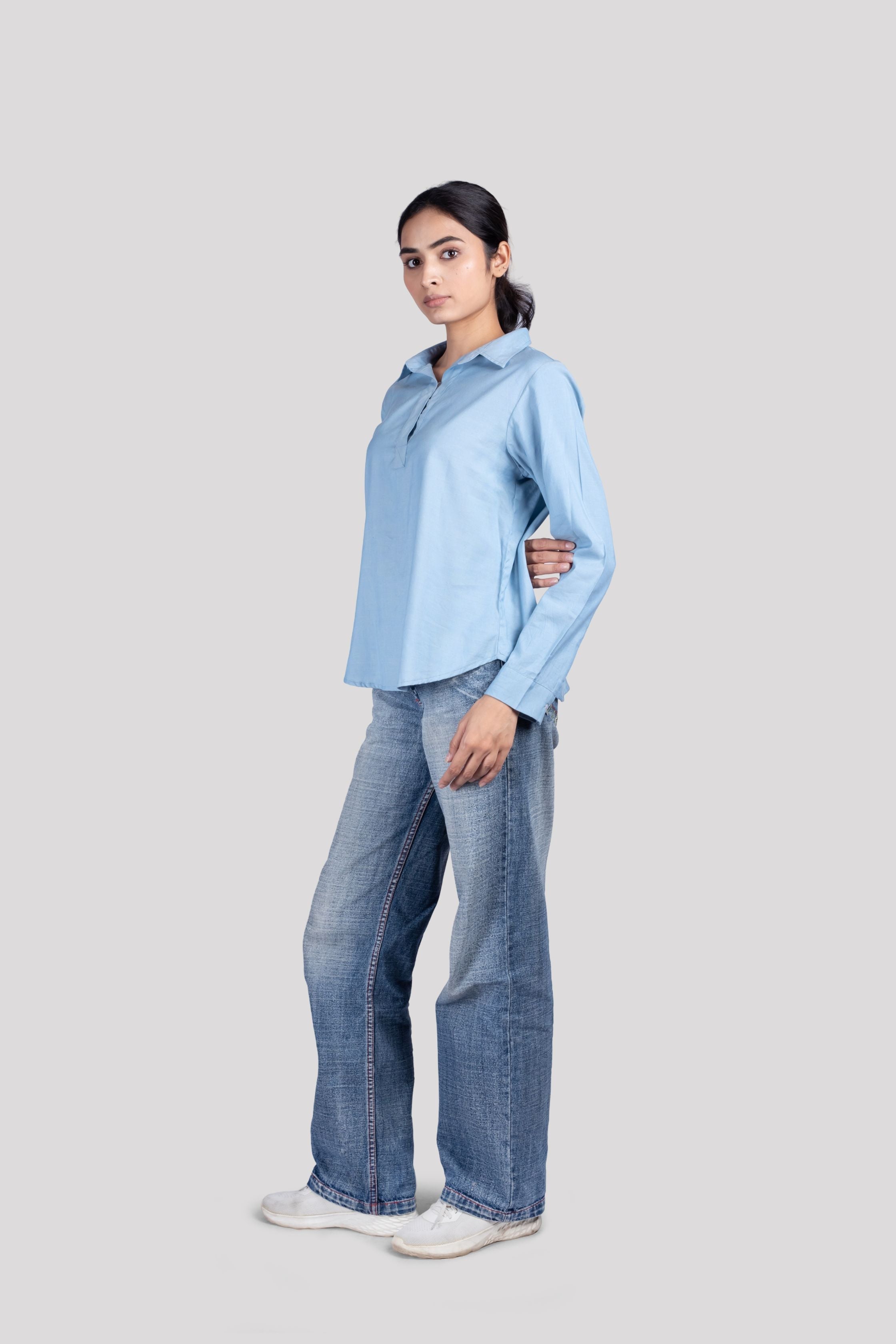 WOMEN COTTON KURTA SHIRT
