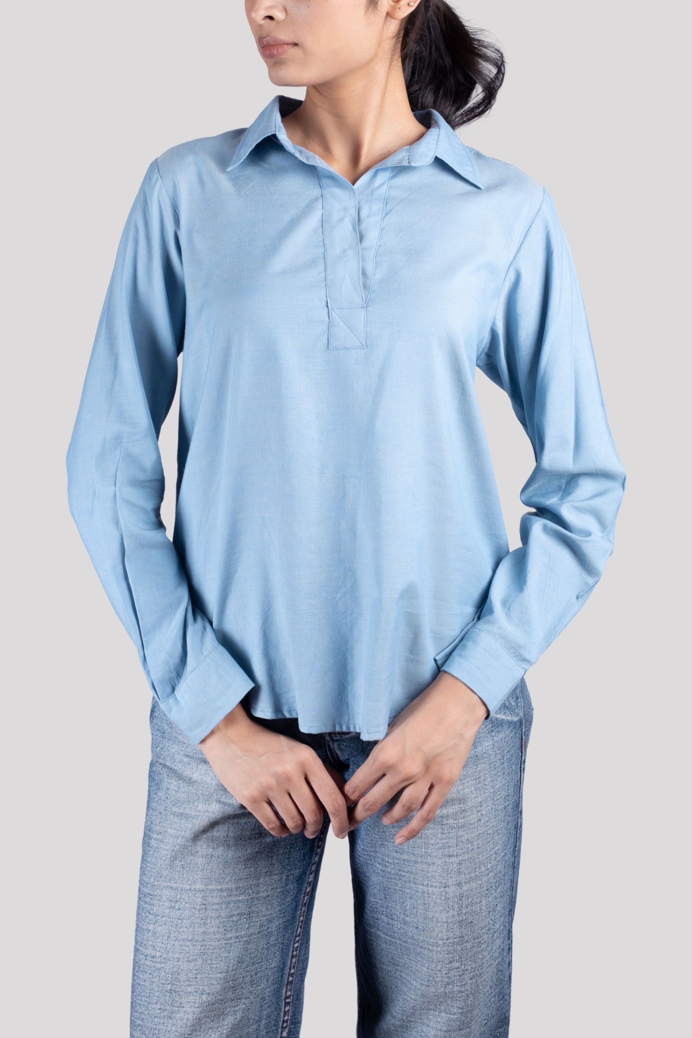 WOMEN COTTON KURTA SHIRT