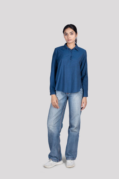 WOMEN COTTON KURTA SHIRT