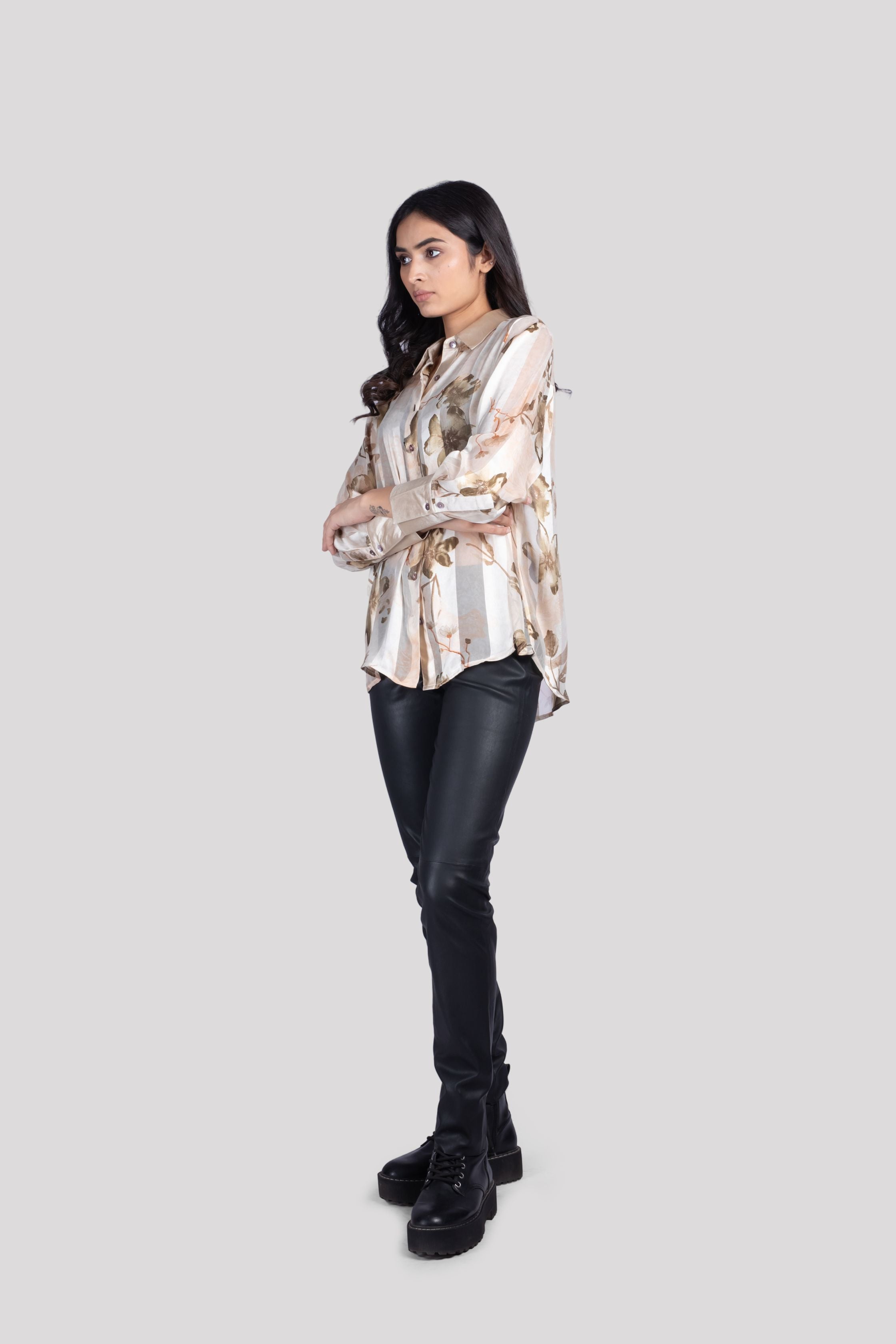 WOMEN SHIRT FLORAL PRINT