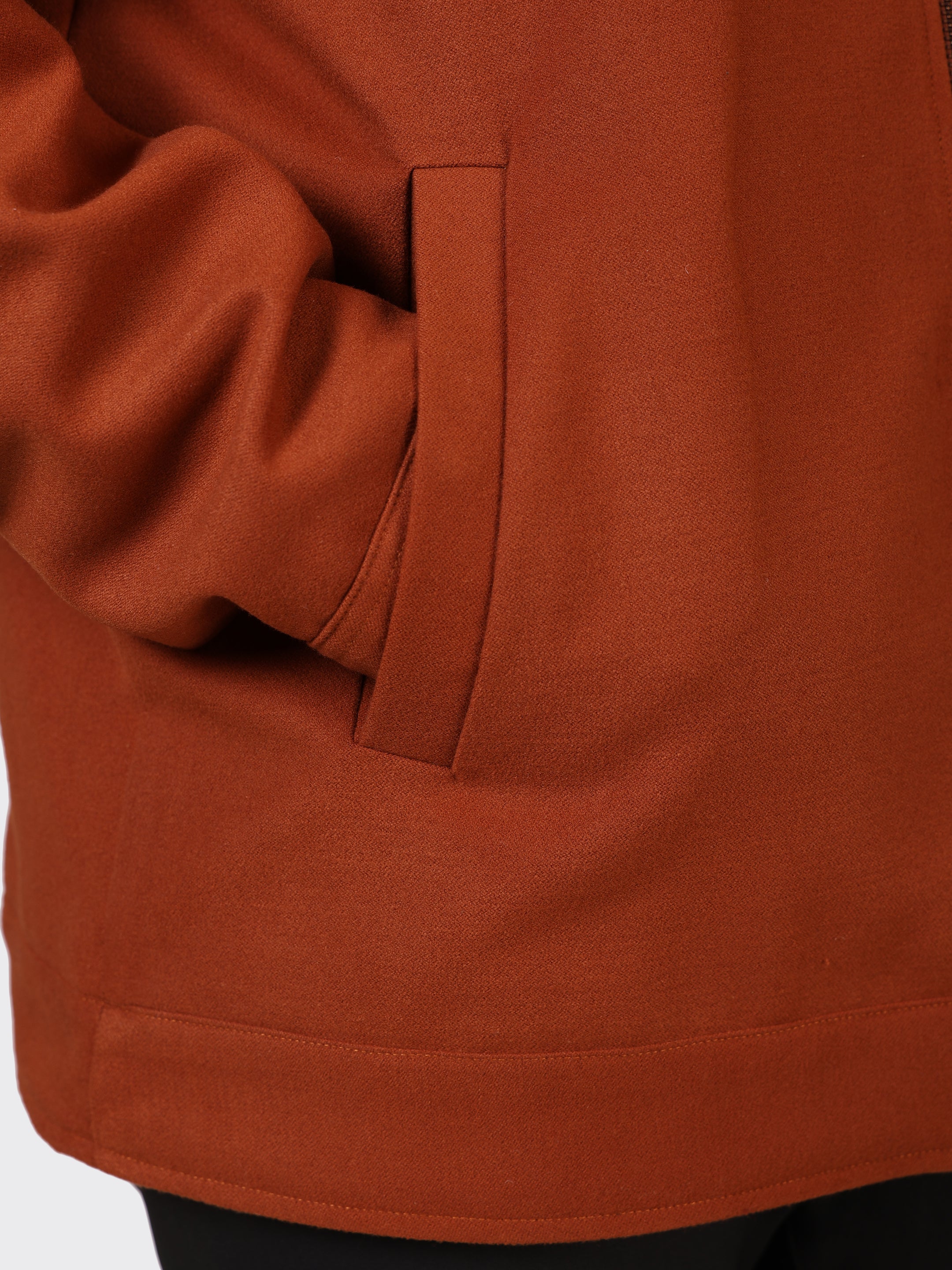 MENS WOOLLEN JACKET-COGNAC