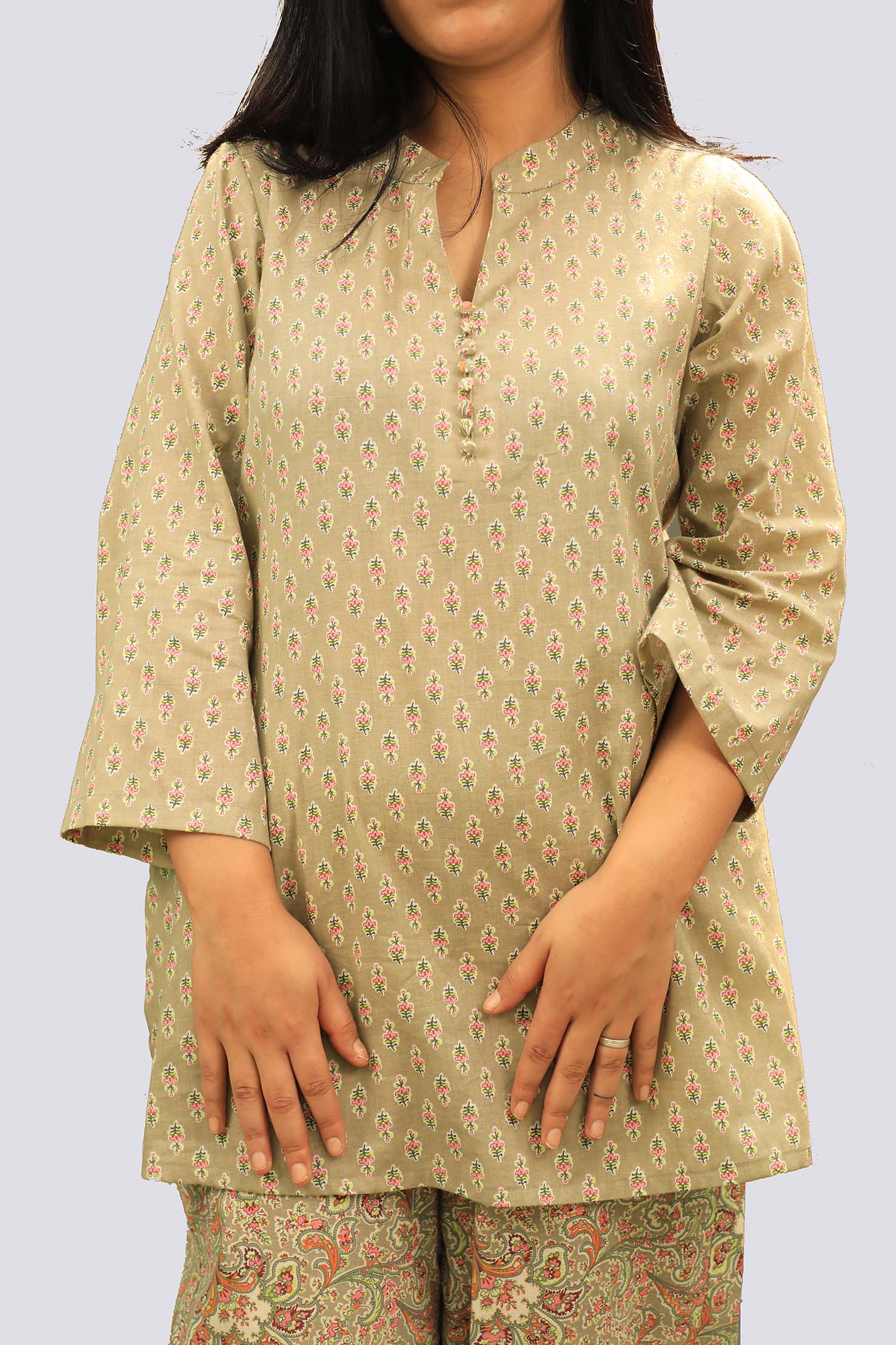 WOMEN SOFT COTTON CO ORD SET WITH DHOTI PANTS