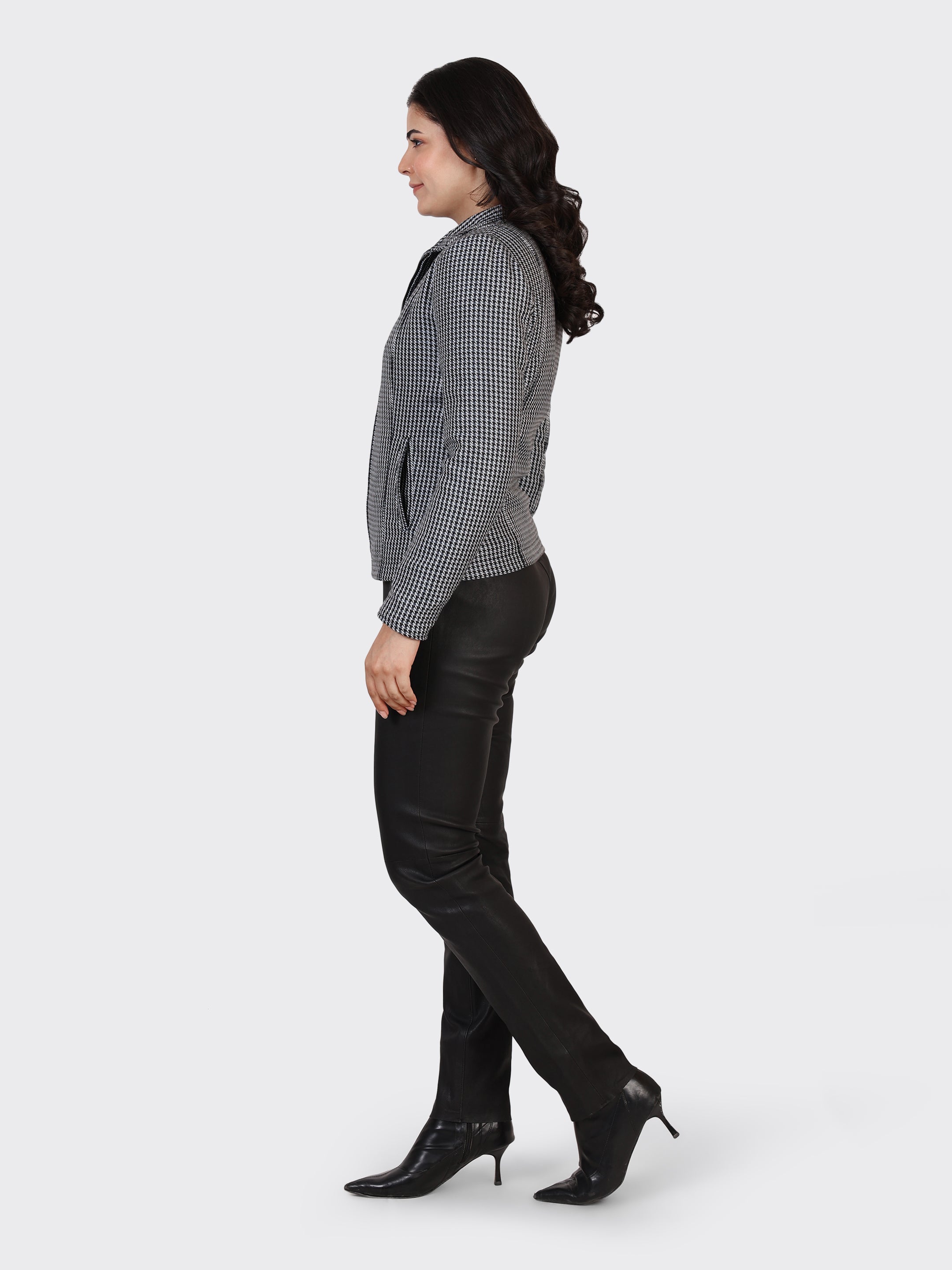 LADIES WOOLLEN JACKET-CROSS