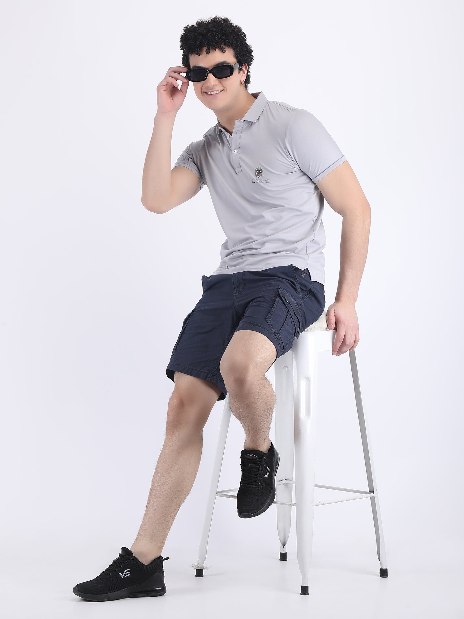 76895 DNR Men's Dark Blue Bermuda