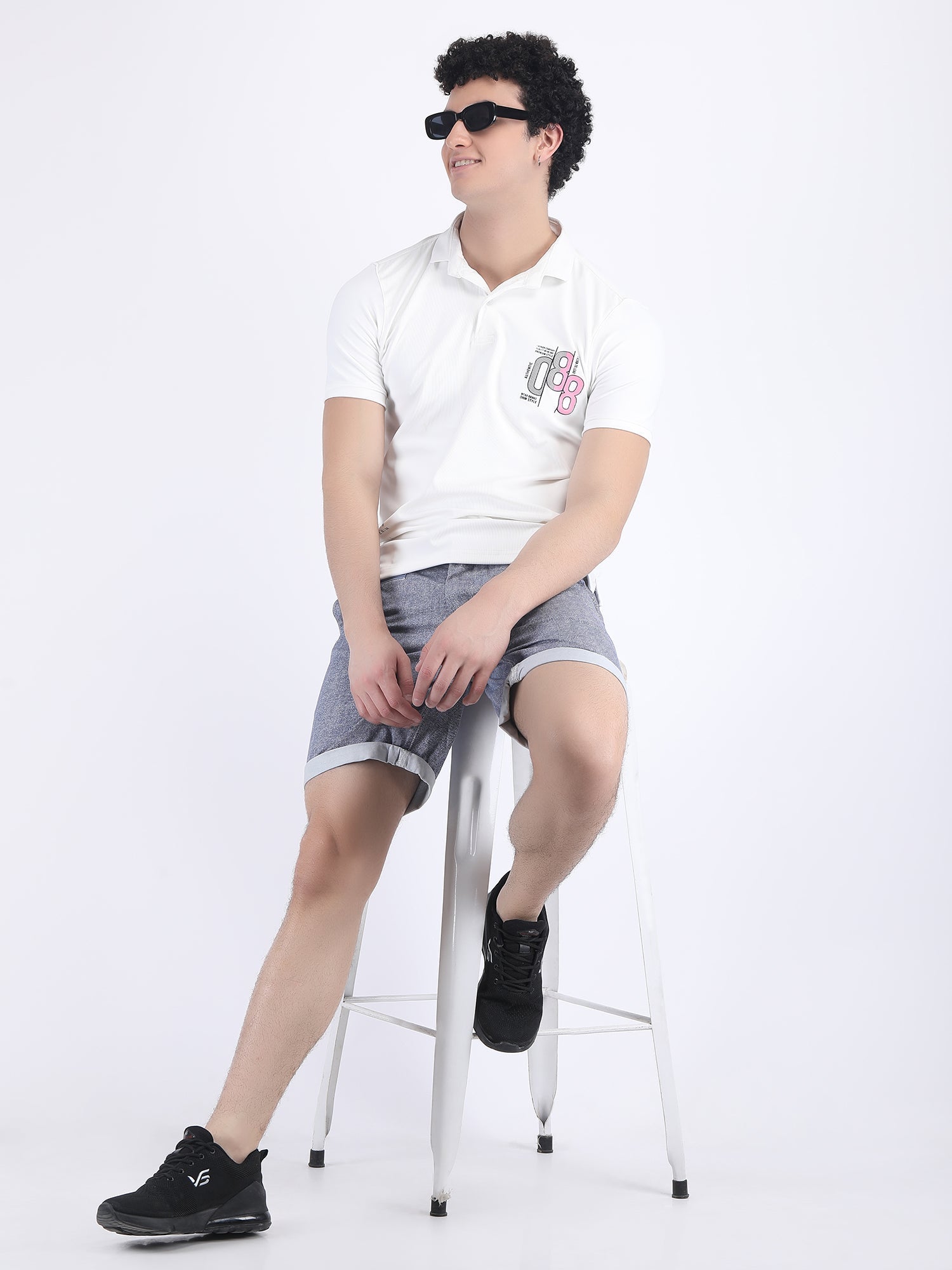 76898 DNR Men's Sky Blue Bermuda