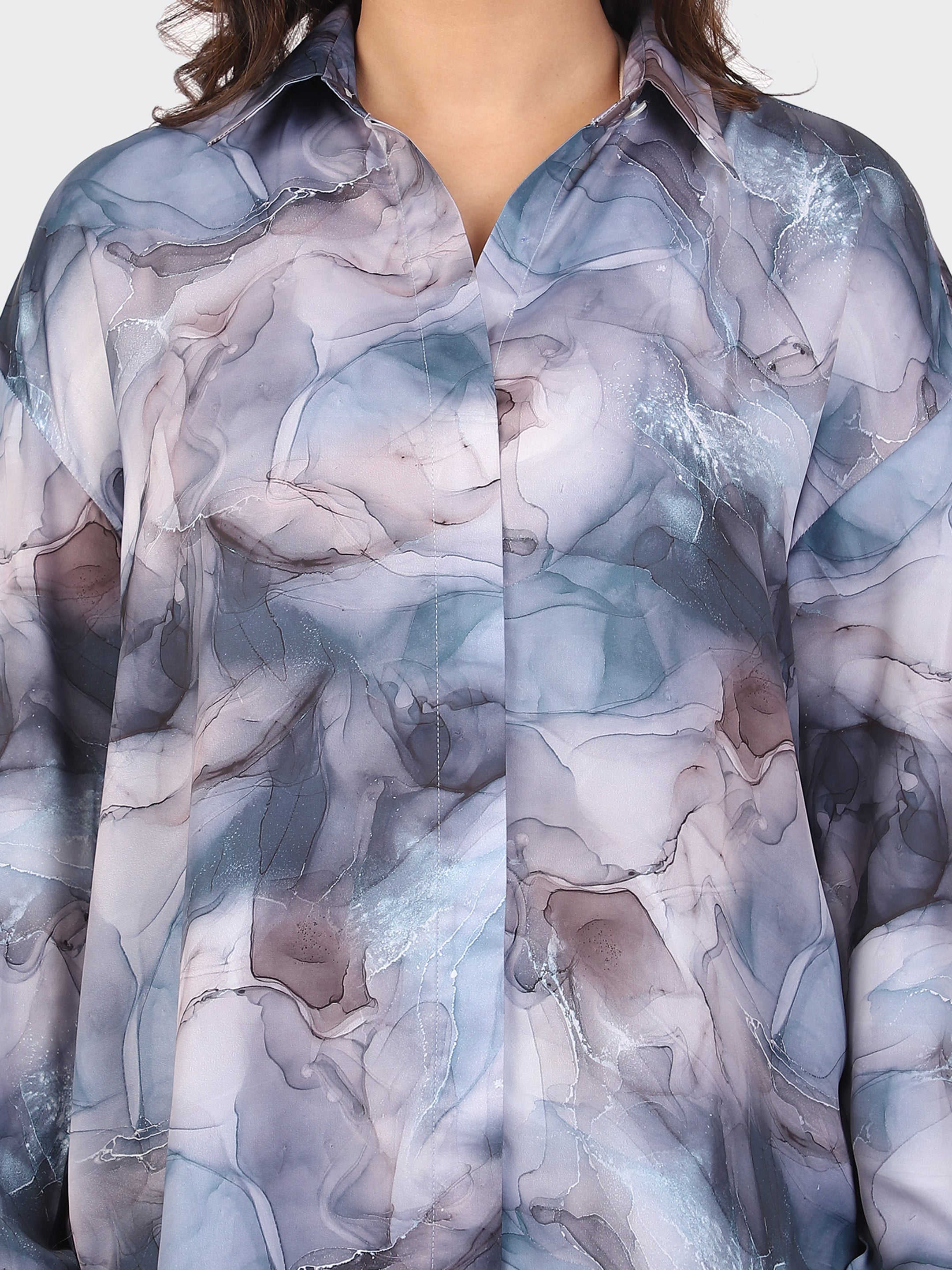 SEMI FORMAL SHIRT-MARBLE