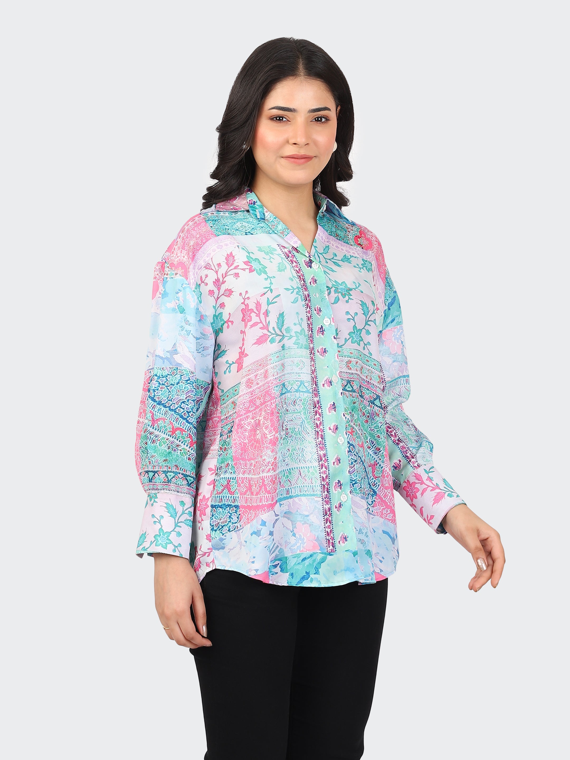 SEMI FORMAL SHIRT-FLORAL