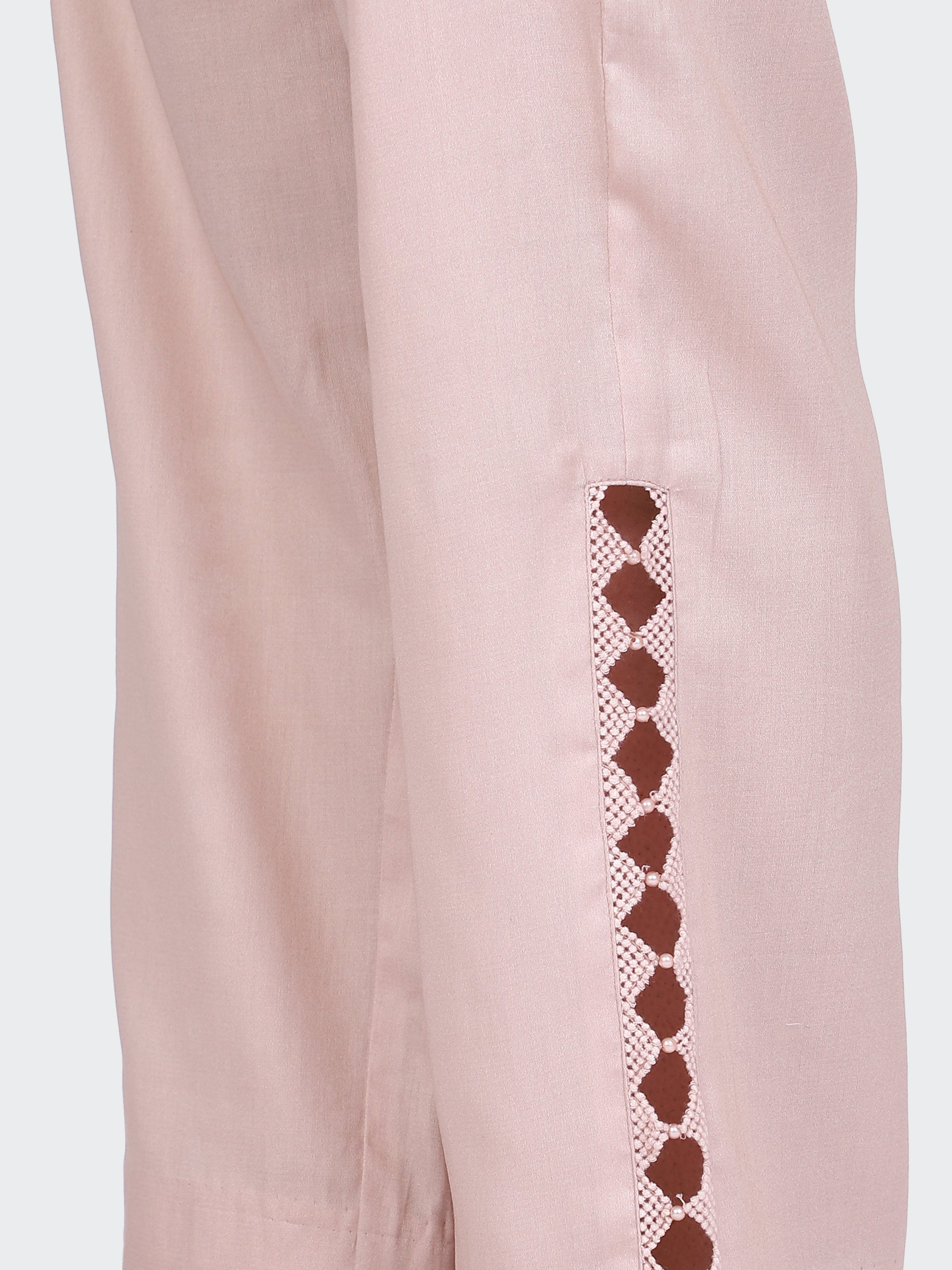 FINE COTTON COMFORTABLE CO-ORD SET-DUSTY ROSE.